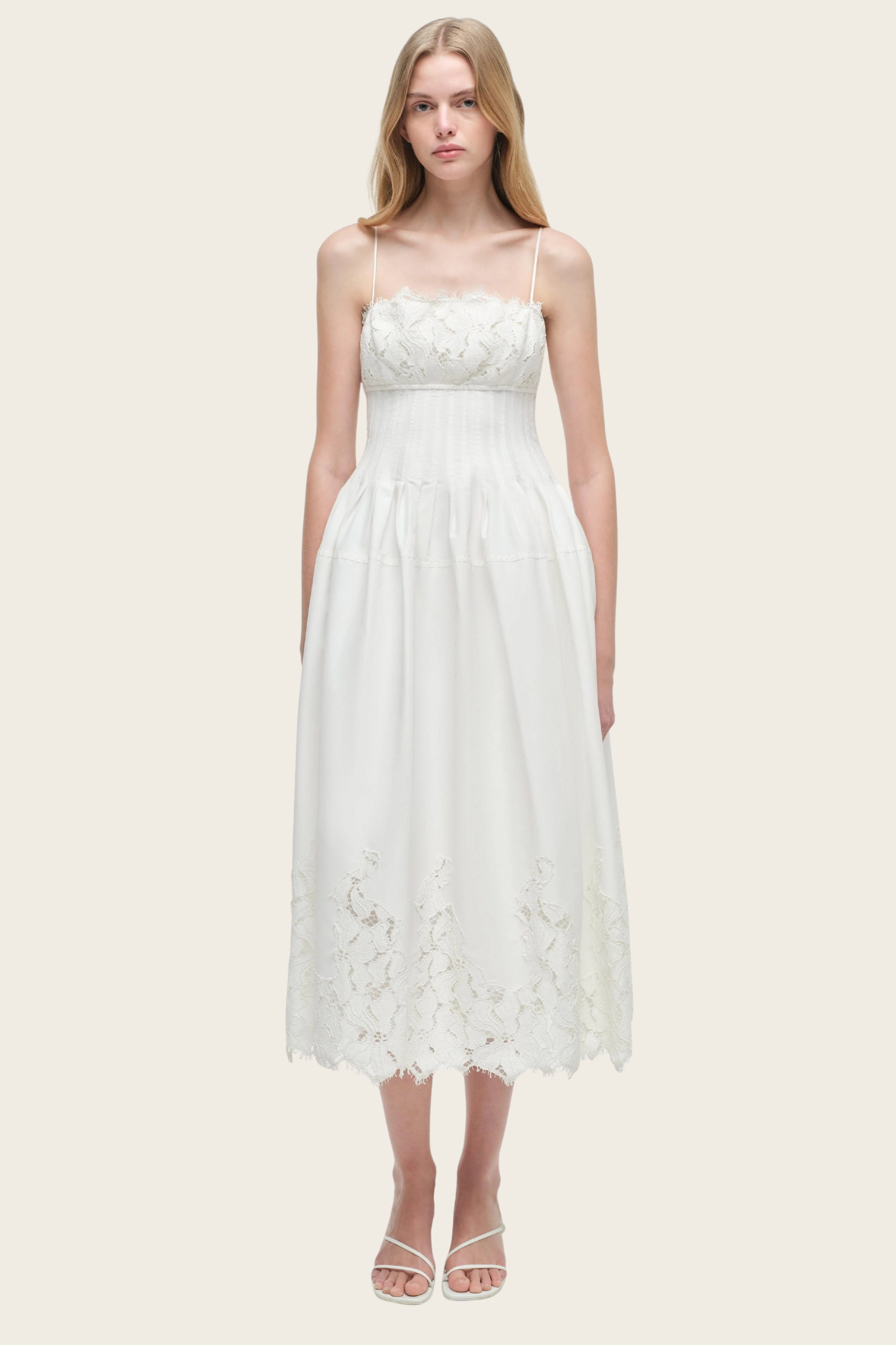 Lilianna Lace Midi Dress - Simkhai