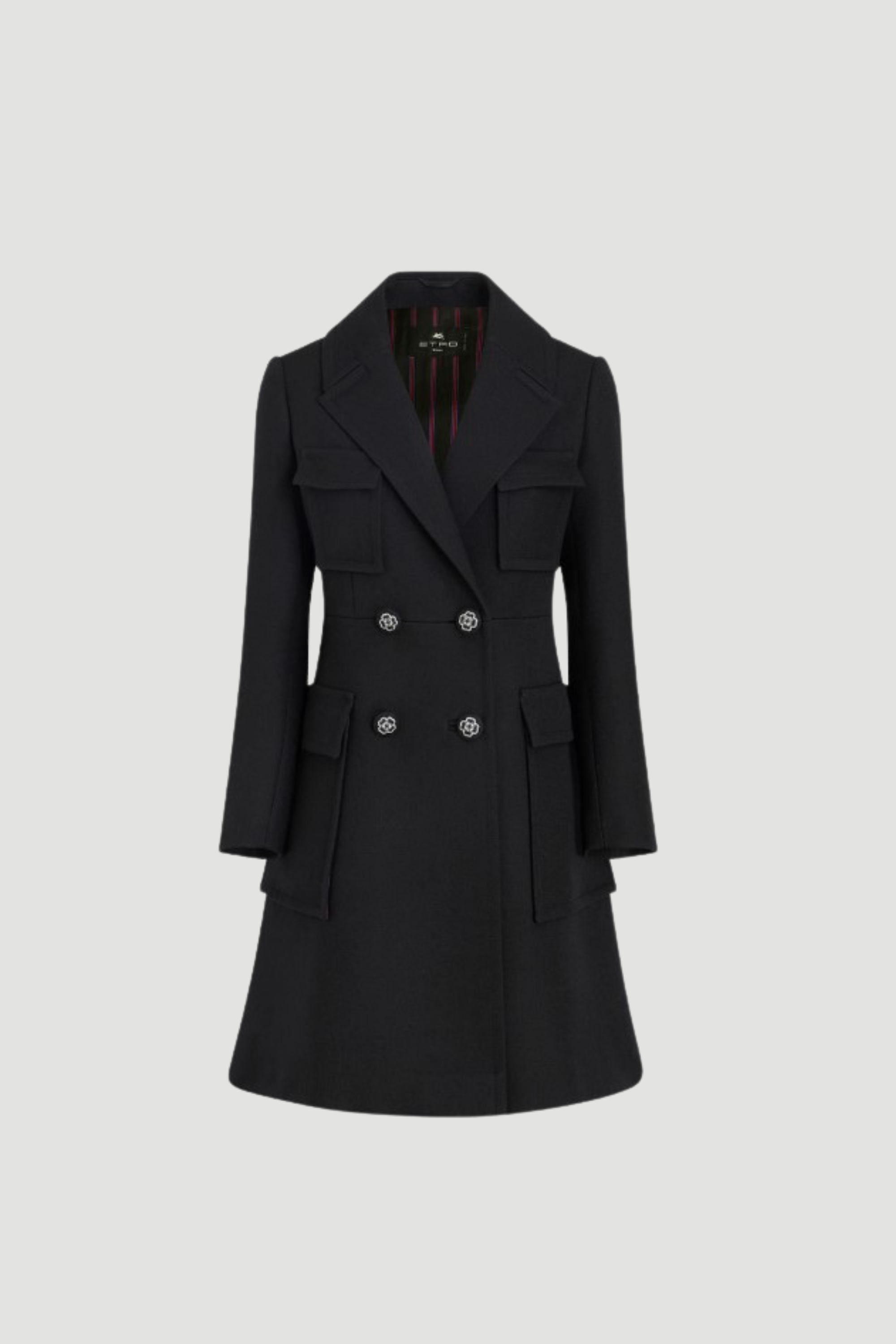 FLORAL BUTTONED COAT - Etro
