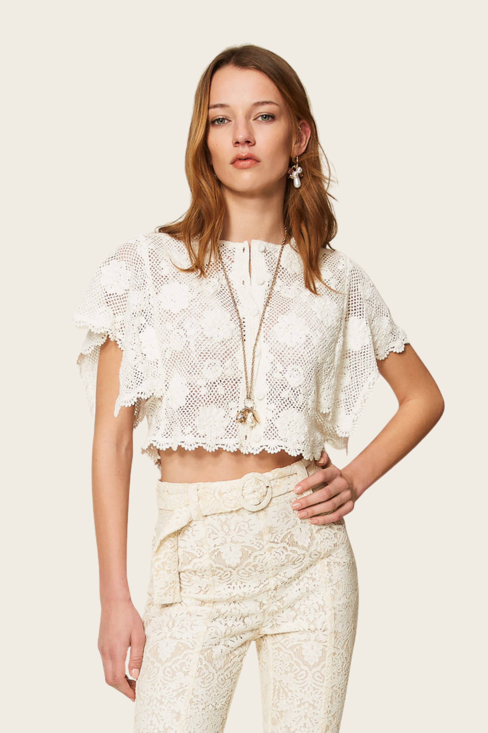 Floral Knit Shirt - Twinset