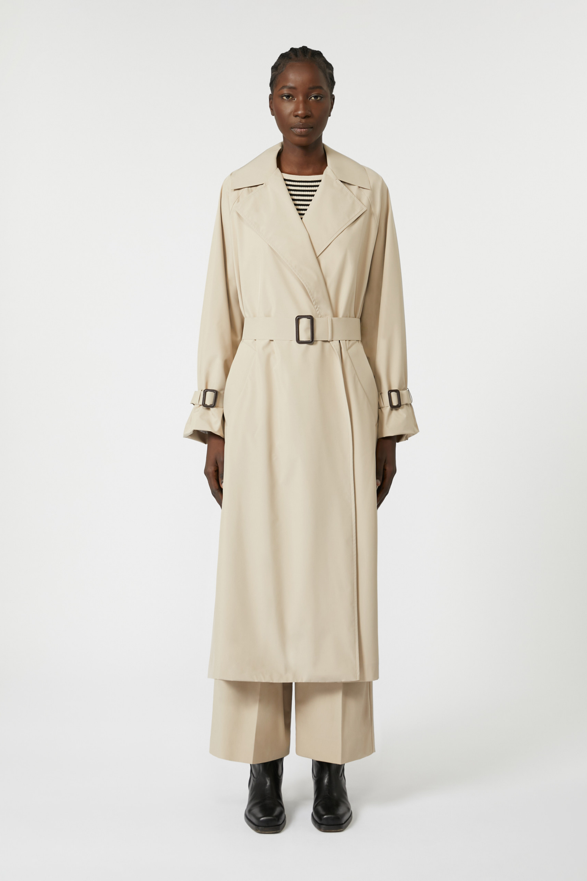 Fatto Canvas Trench Coat - Max Mara