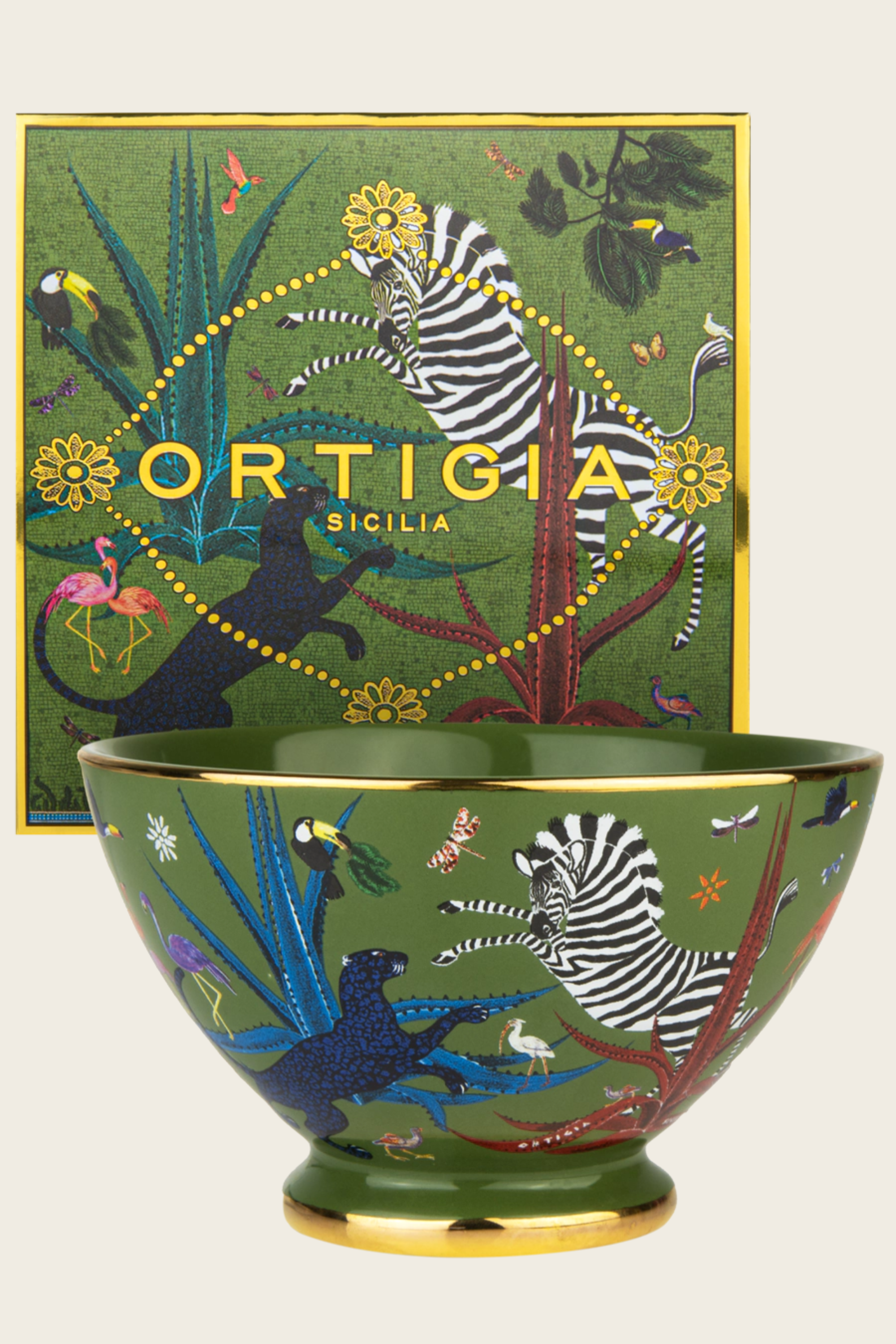 Bowl Ceramic Green - Ortigia Sicilia