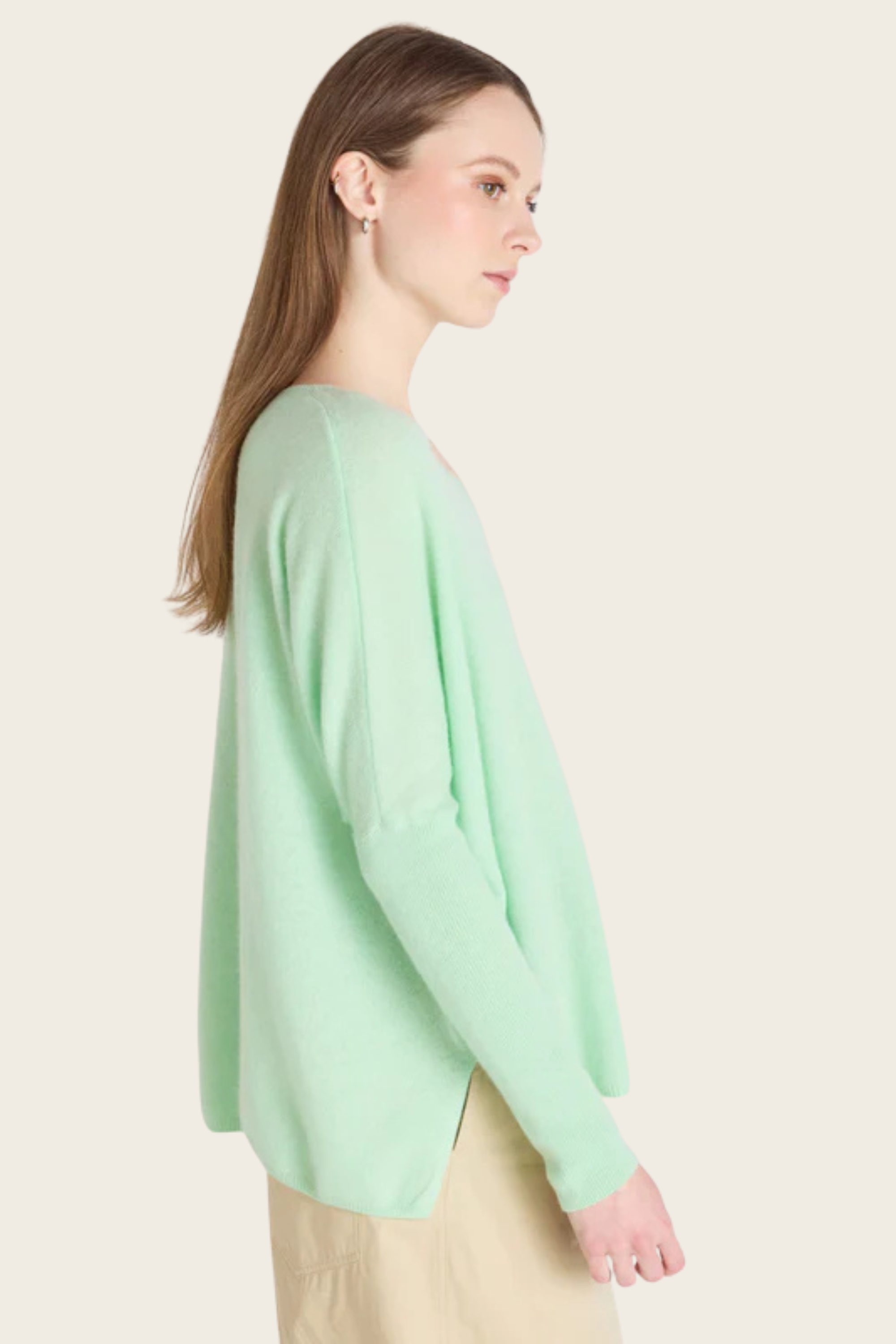 Camille V-neck cashmere poncho - Absolut Cashmere - ESPACE CANNELLE