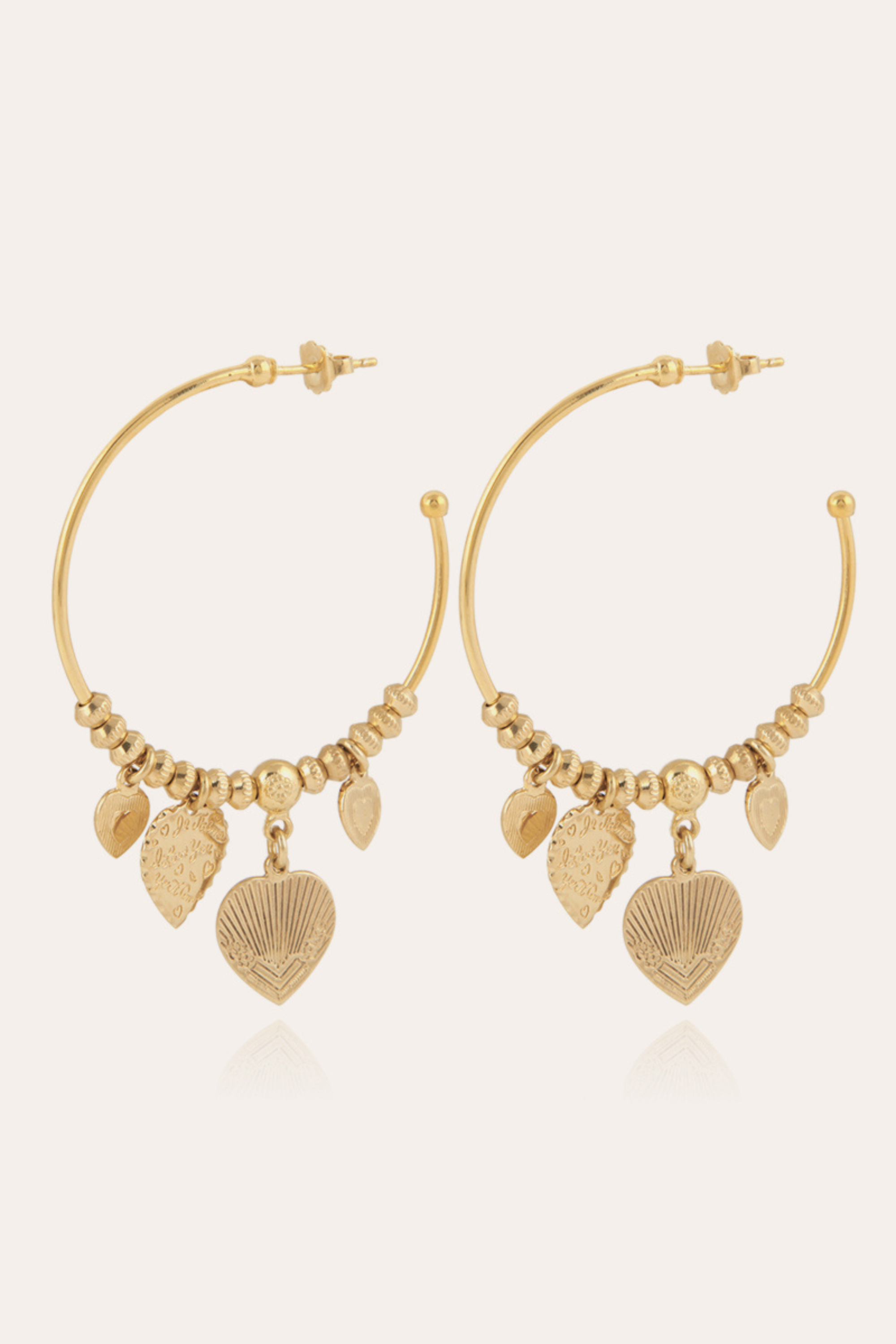 Brincos Argola Love Mini Ouro - Gas Bijoux