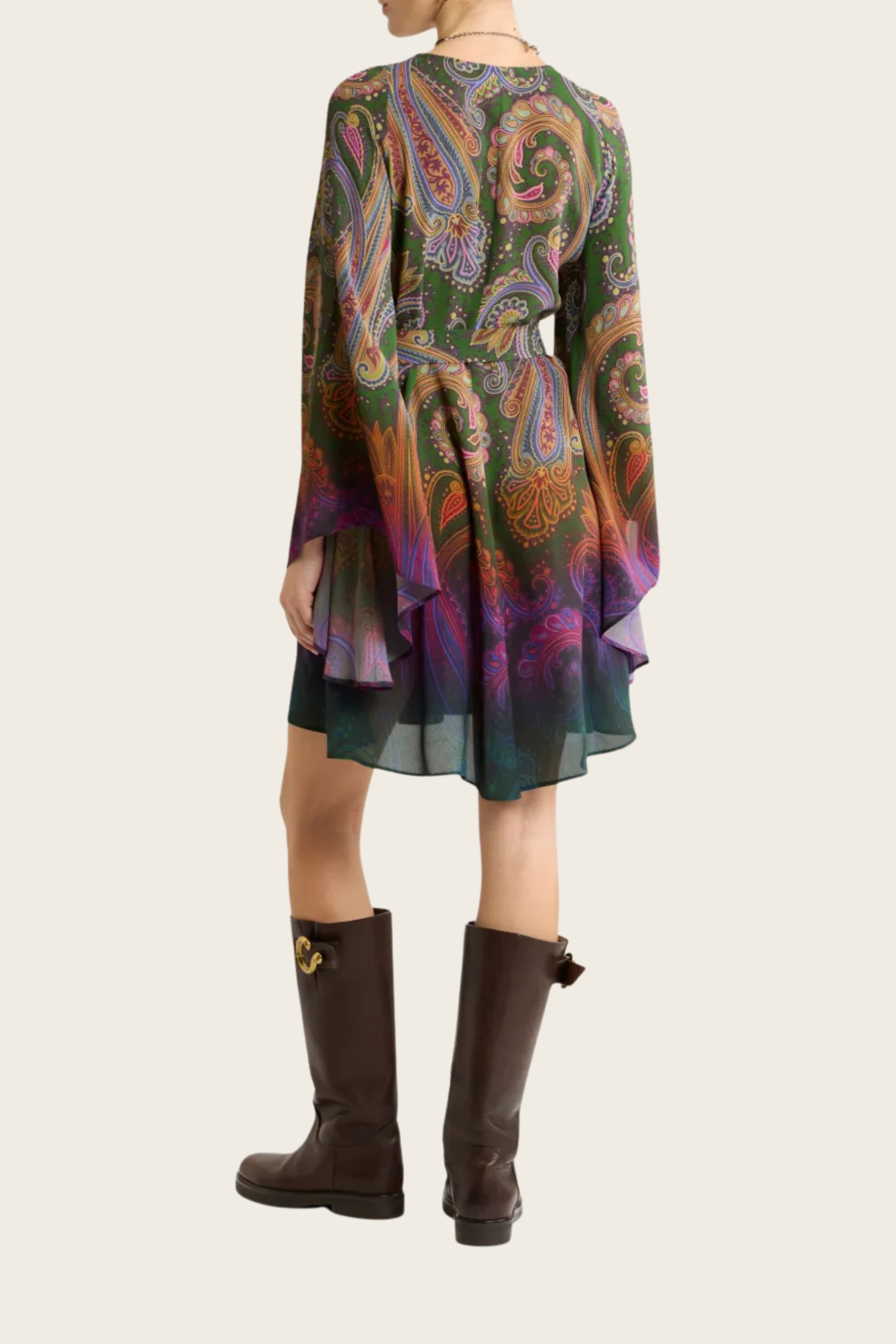 Paisley Belted Mini Dress - Etro