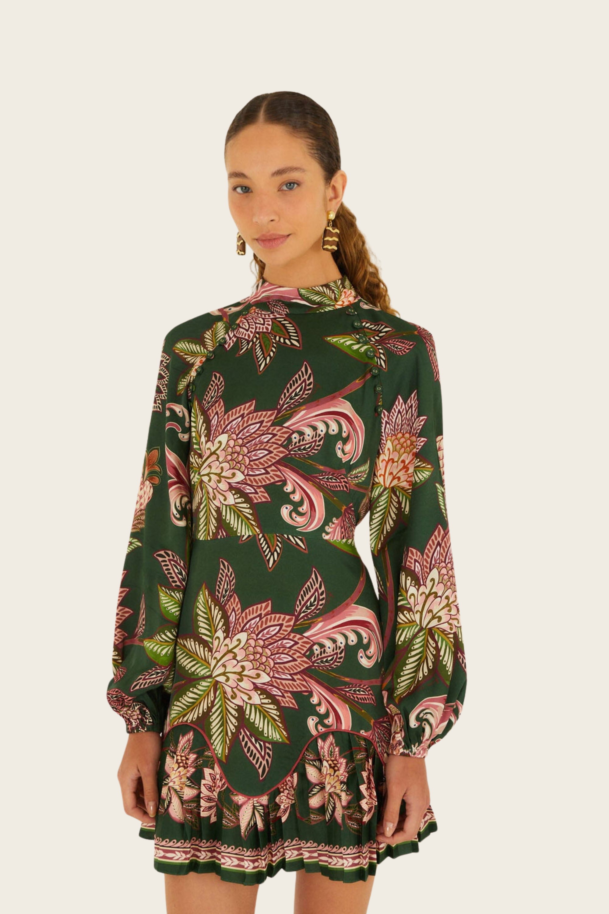 Arabesque Paradise Floral Mini Dress - FARM Rio