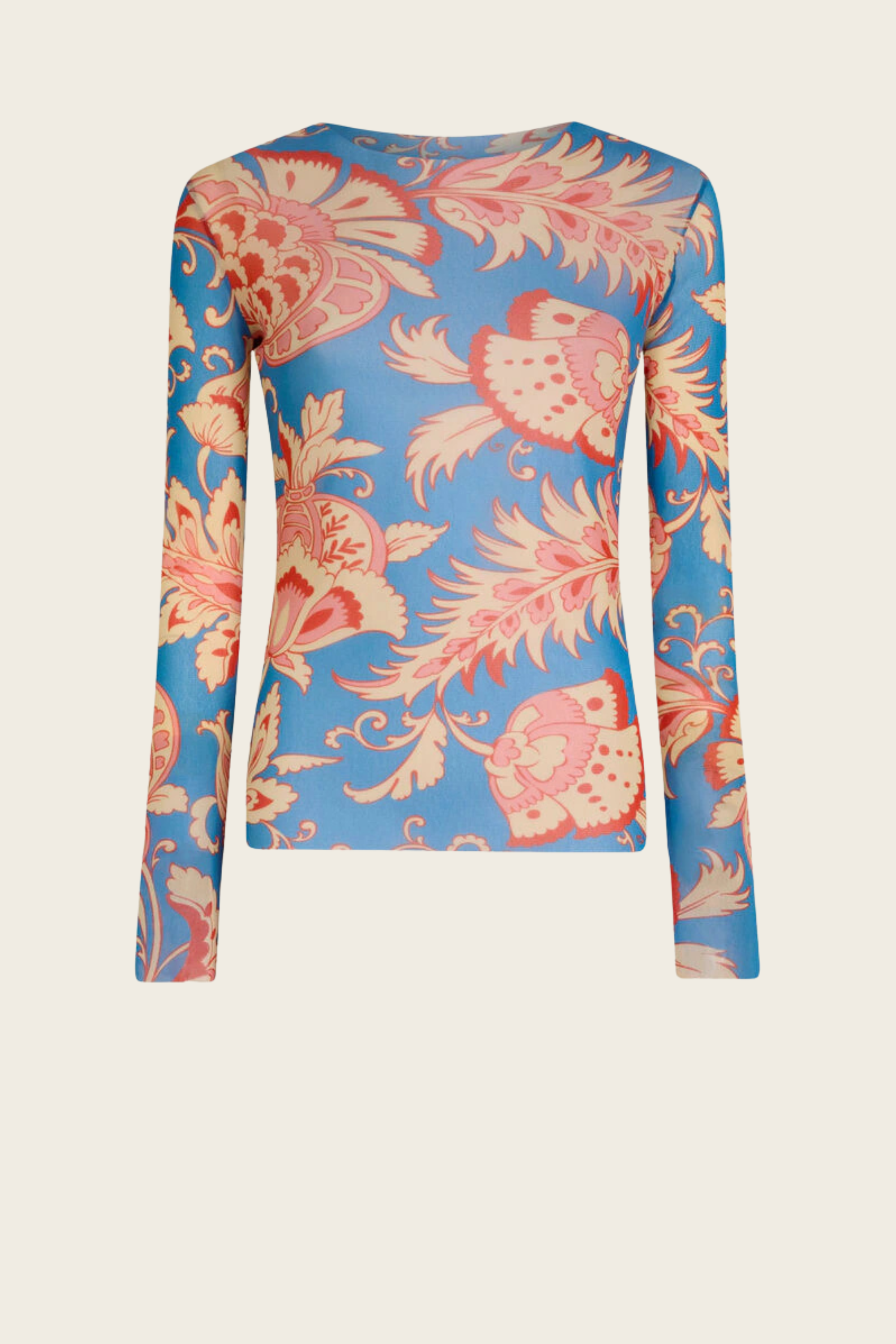 Floral Motif Tulle Top - Etro - ESPACE CANNELLE - New Arrivals - SS26