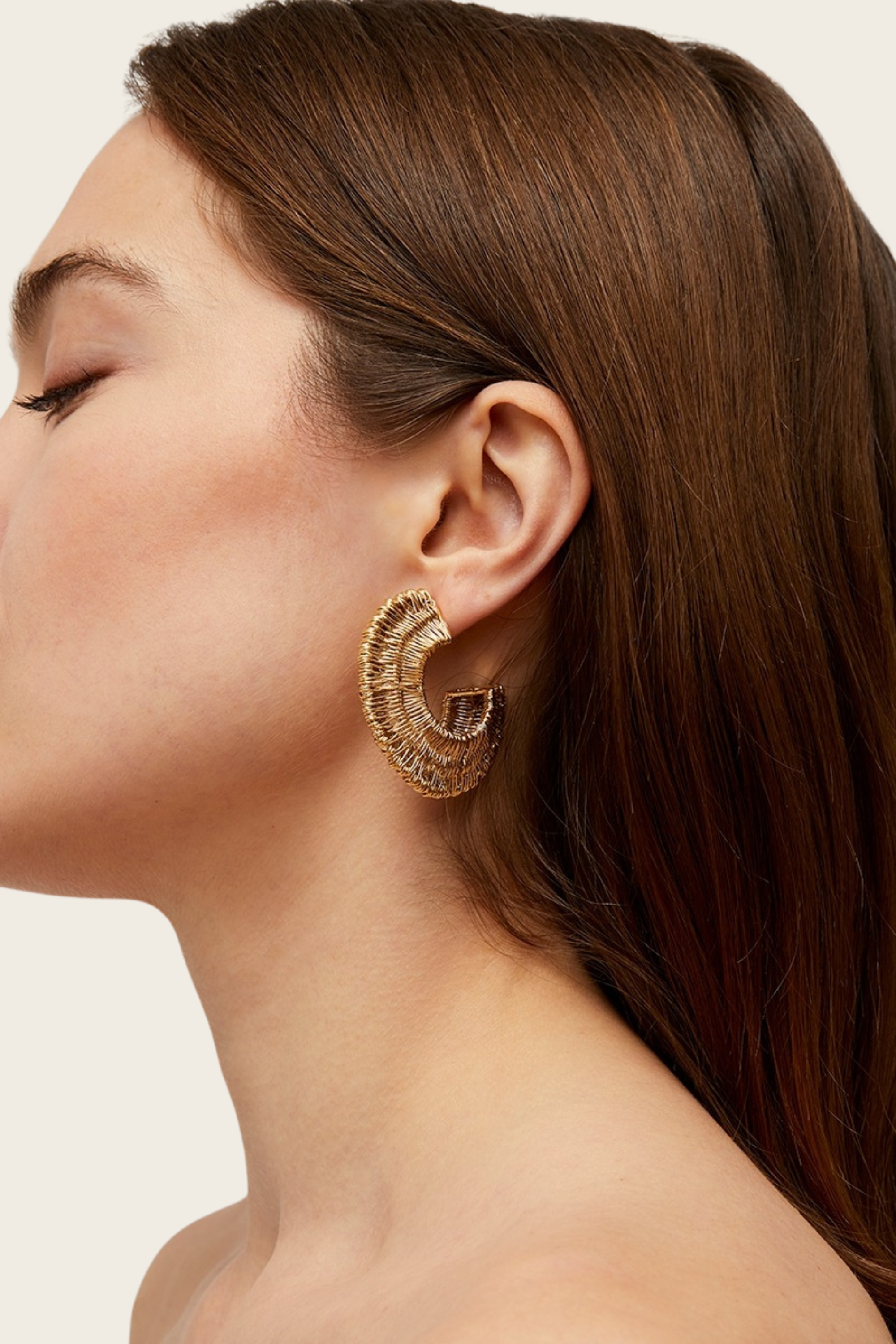 Crocus Filea hoop earrings - Gas Bijoux