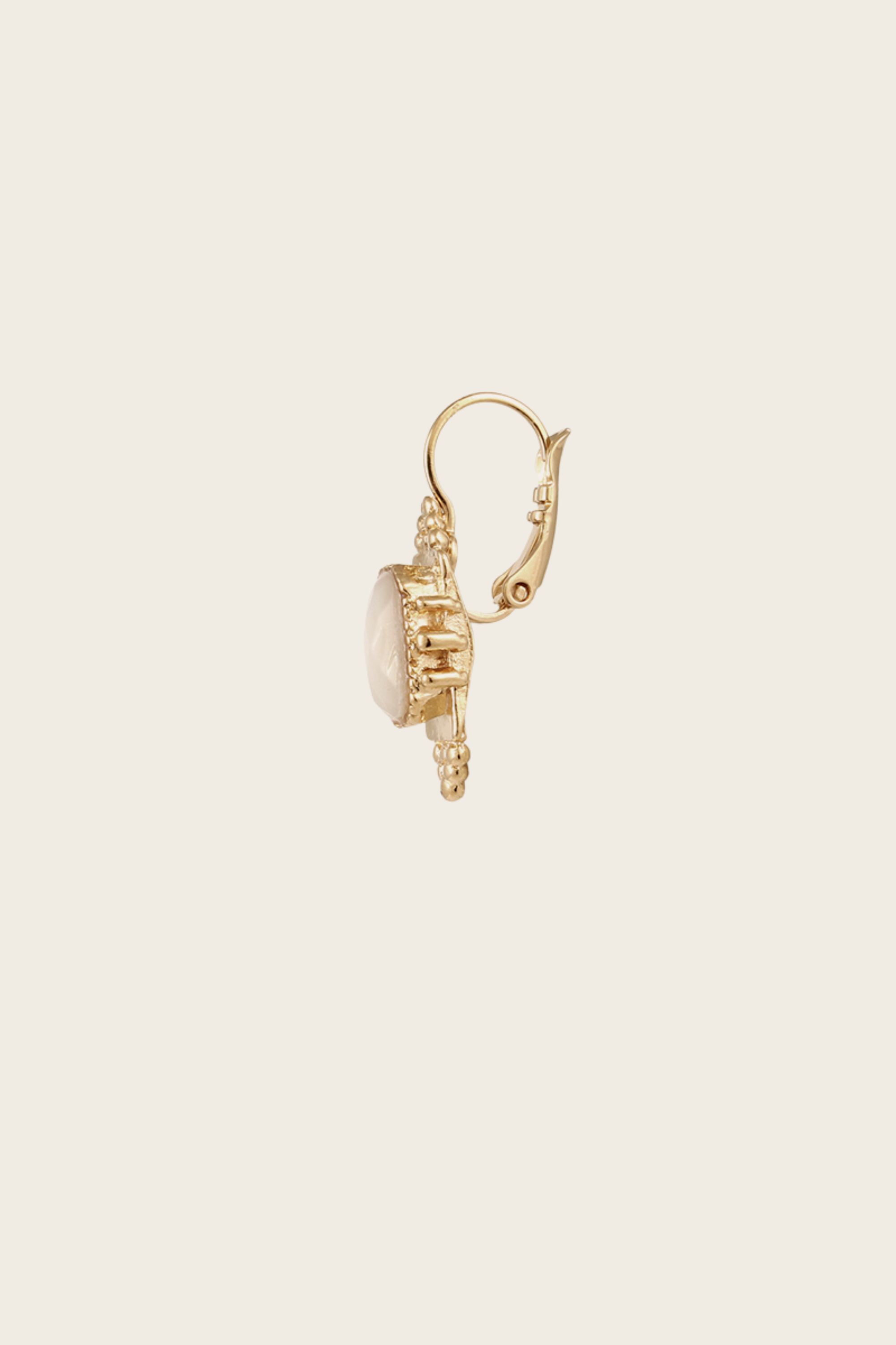 Serti Talisman small size White Mother-of-pearl - Gas Bijoux