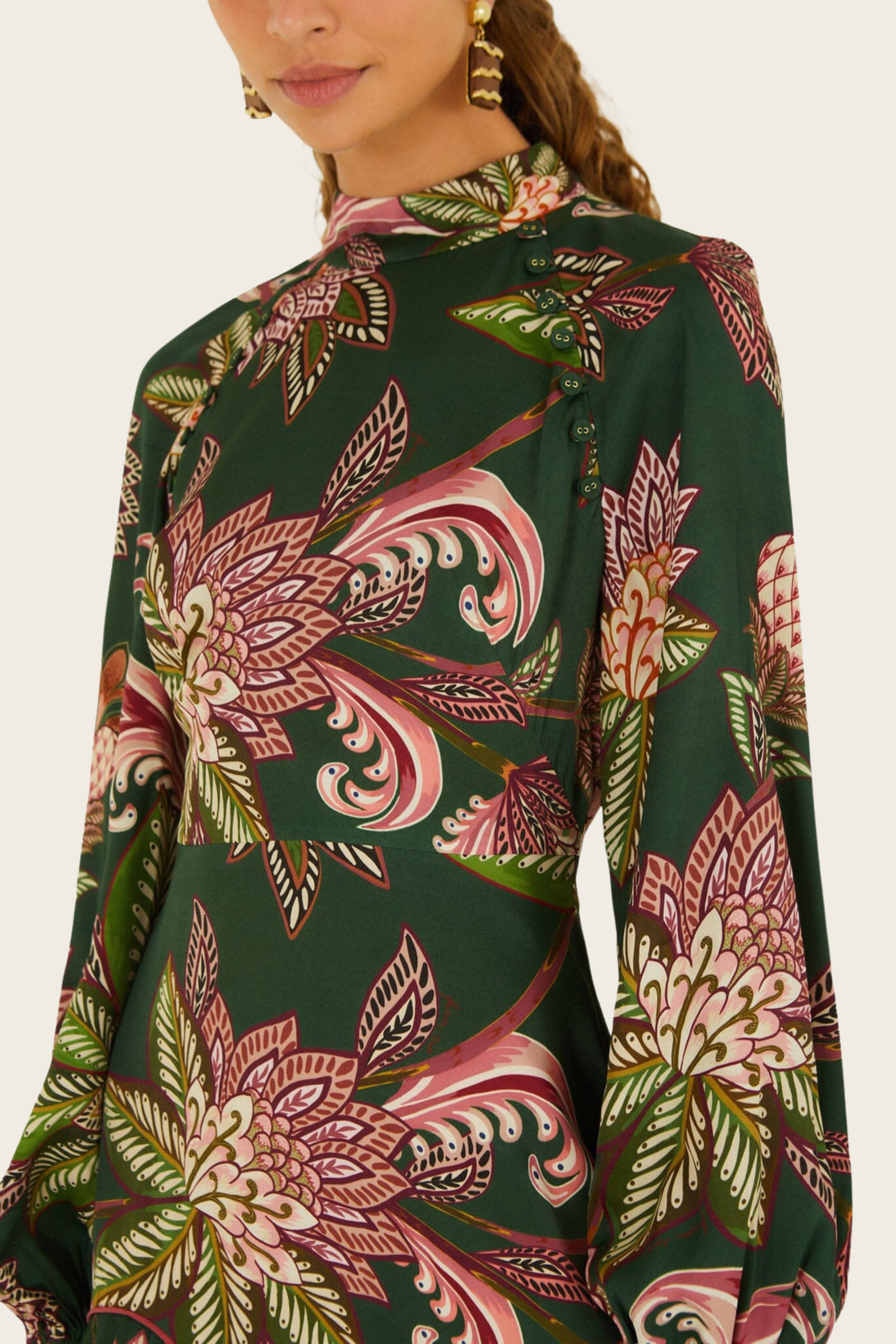 Arabesque Paradise Floral Mini Dress - FARM Rio