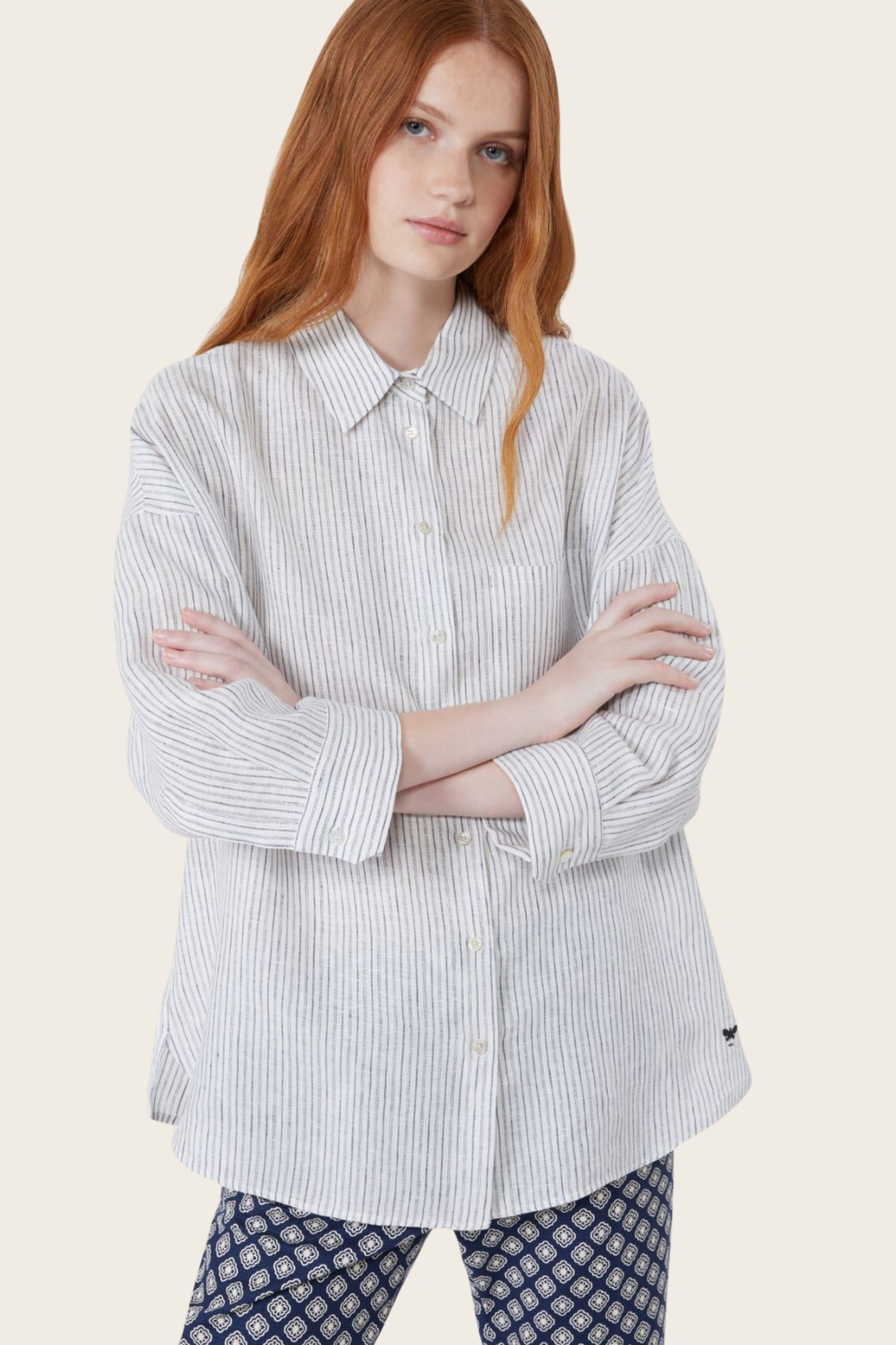 Striped canvas shirt - MaxMara