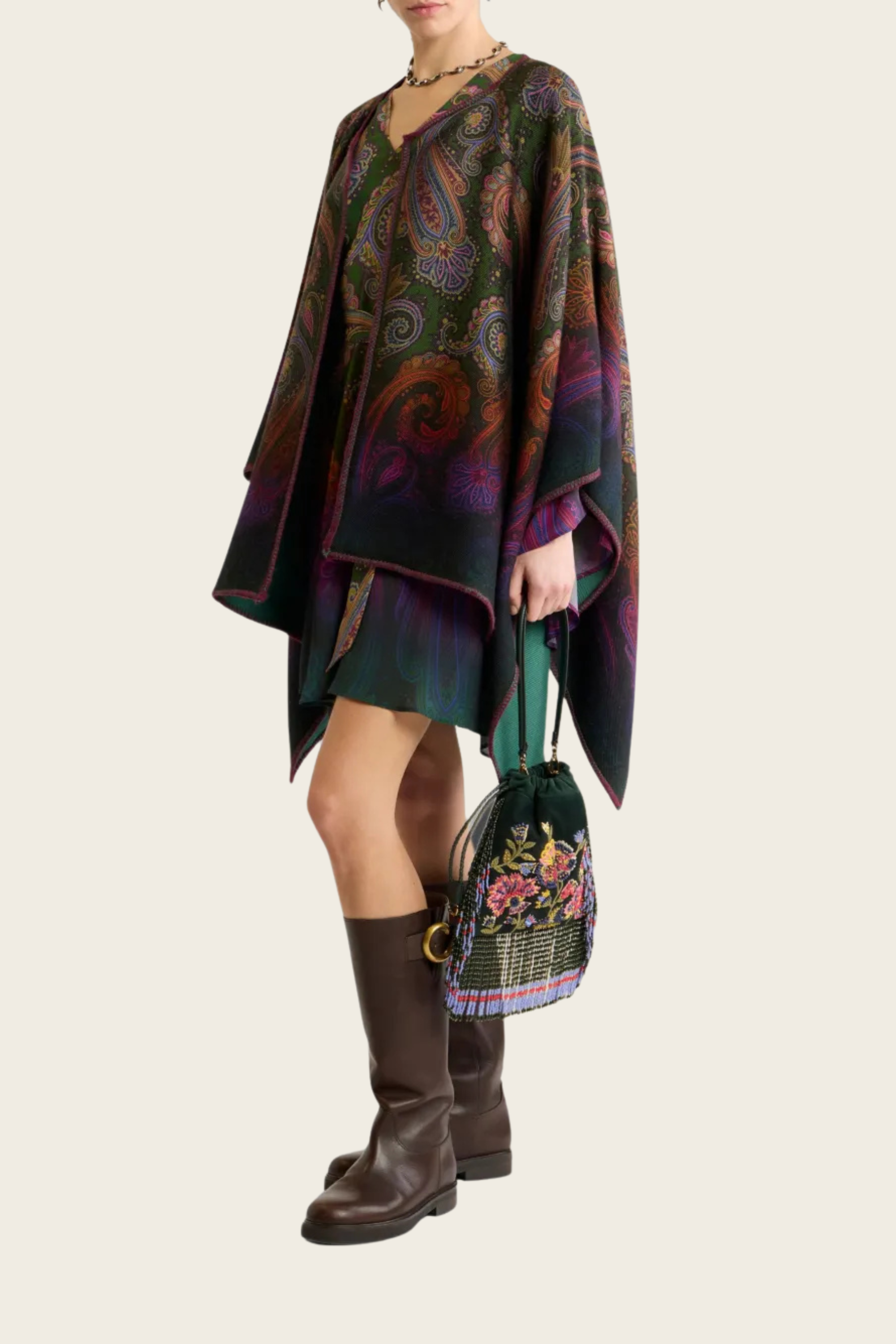 Paisley Belted Mini Dress - Etro
