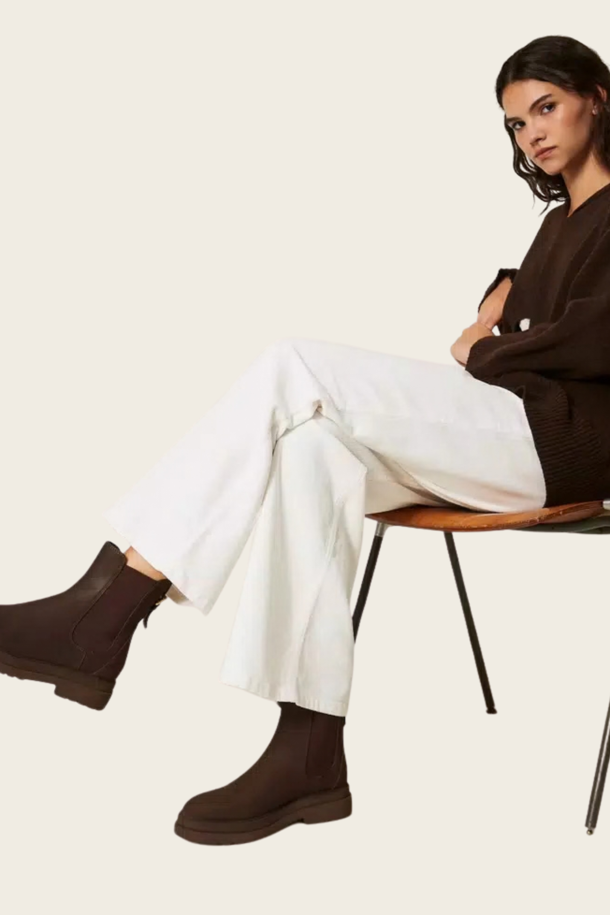 Leather Chelsea Boots - Twinset