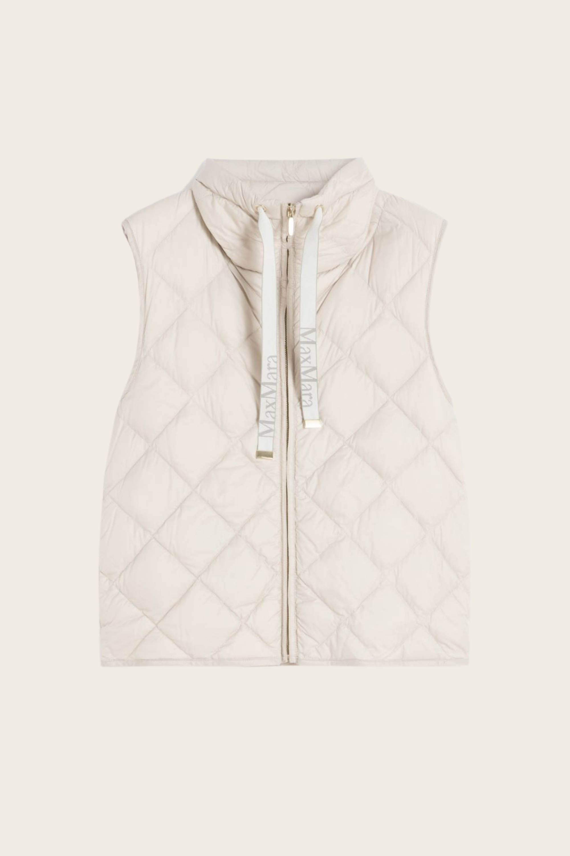 Padded water-repellent nylon canvas gilet - MaxMara