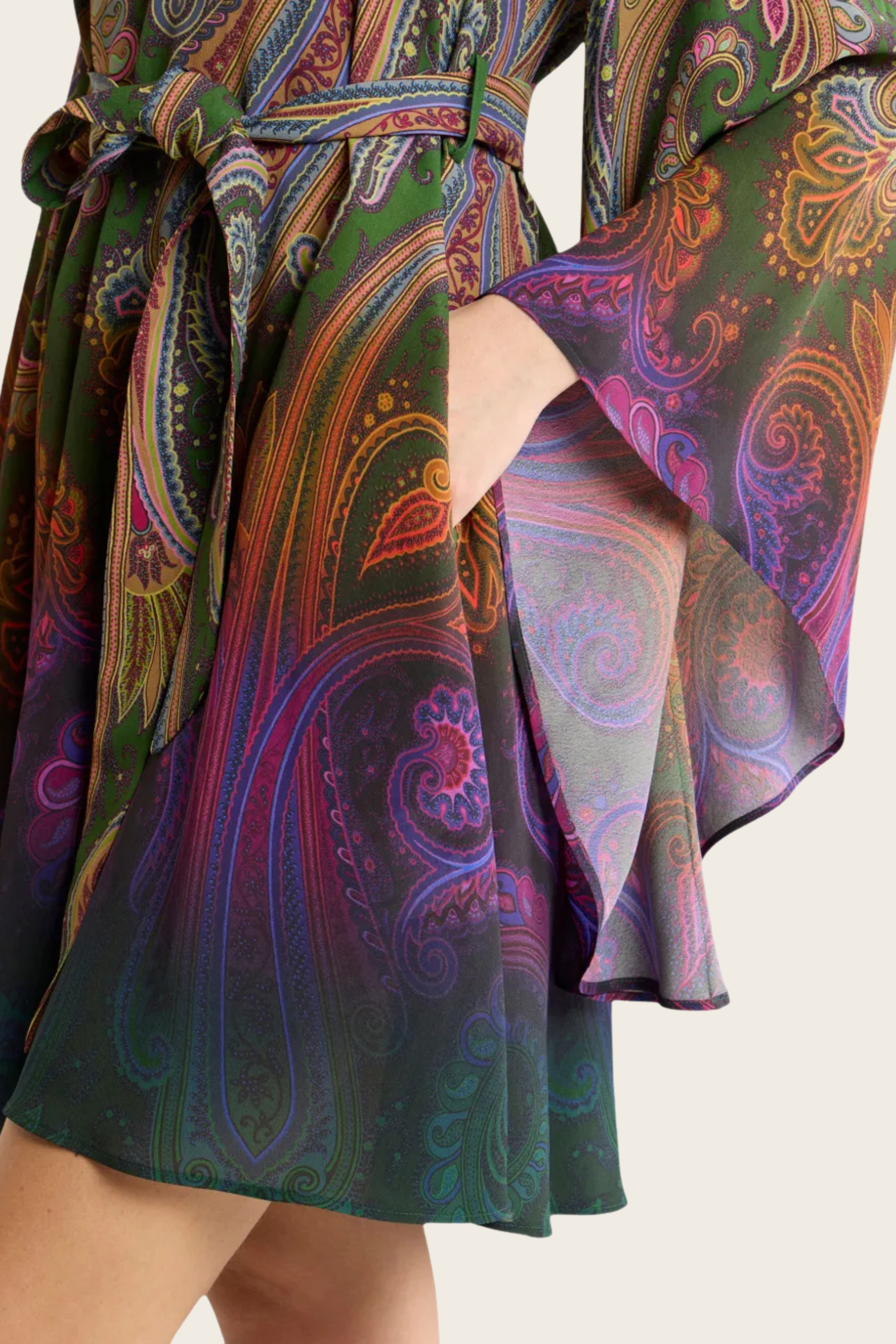 Paisley Belted Mini Dress - Etro