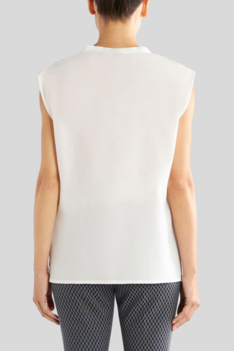 Sleeveless Tank Top with Small Collar by Etro
