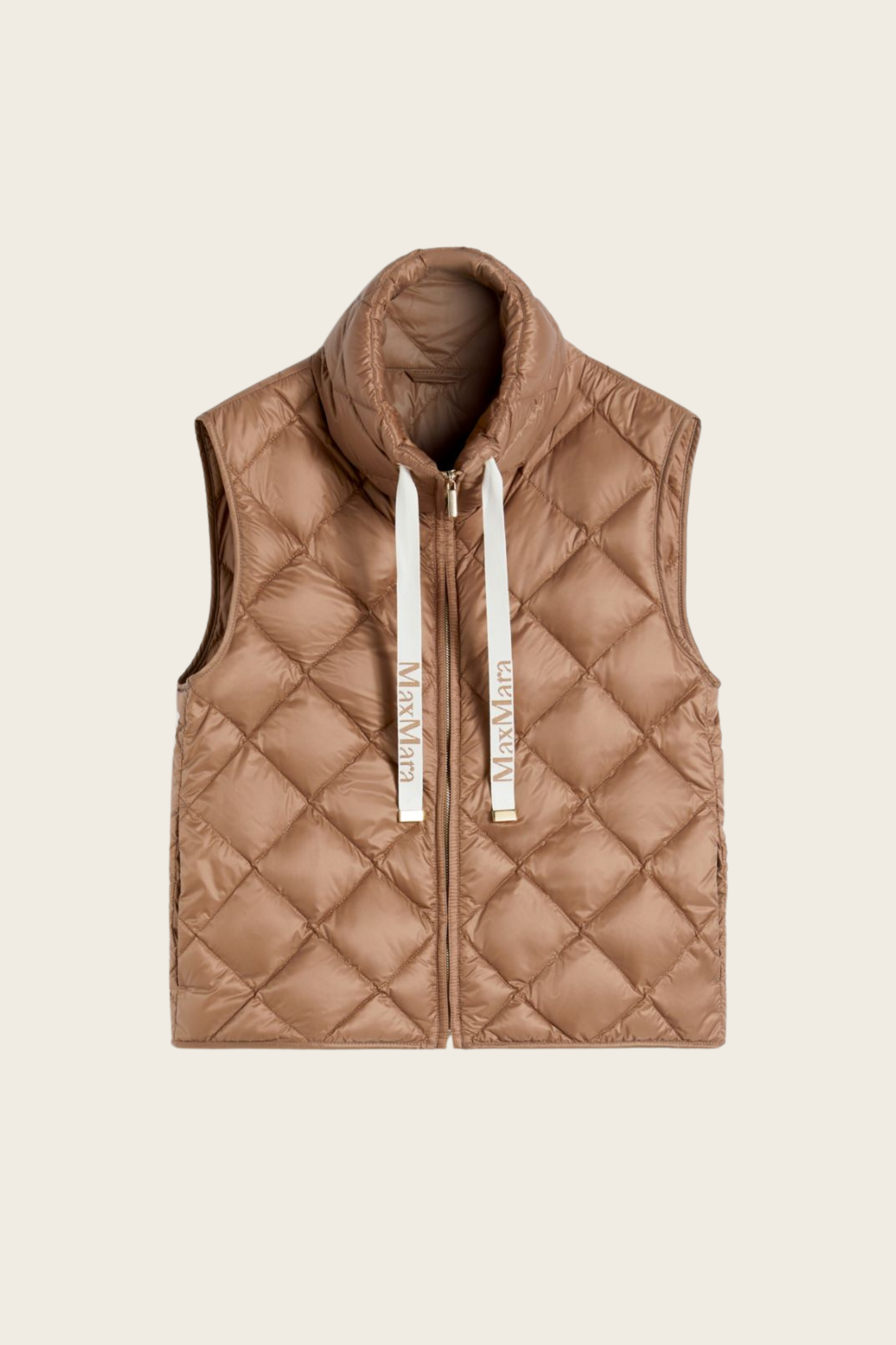 Padded water-repellent nylon canvas gilet - MaxMara