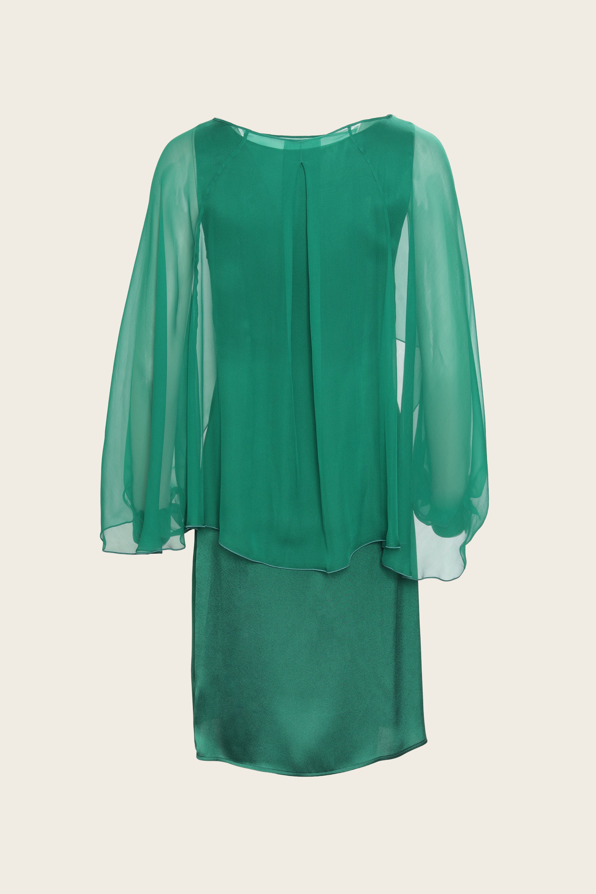 Vestido acetinado - Alberta Ferretti