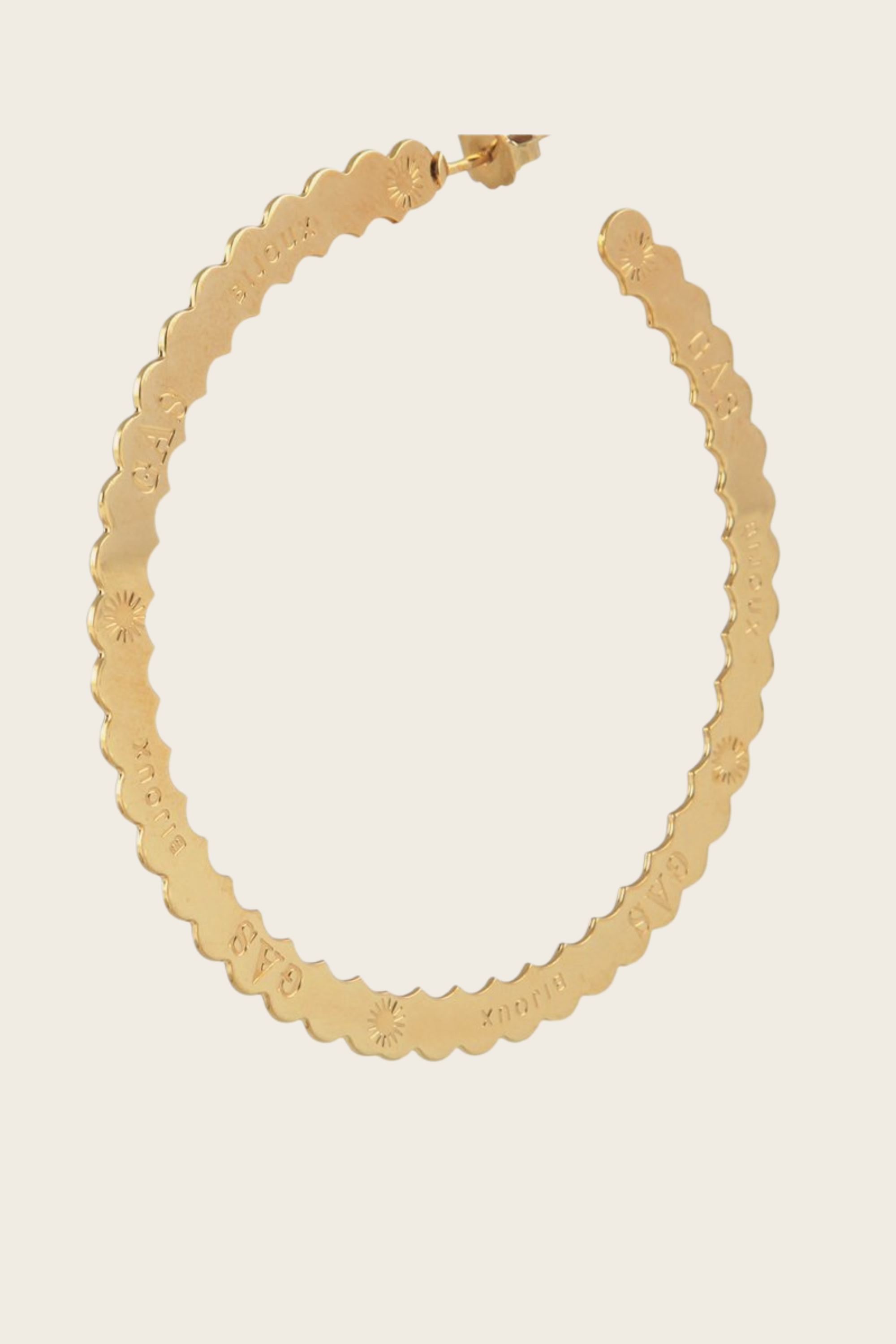 Brincos de Argola Bolduc - Gas Bijoux