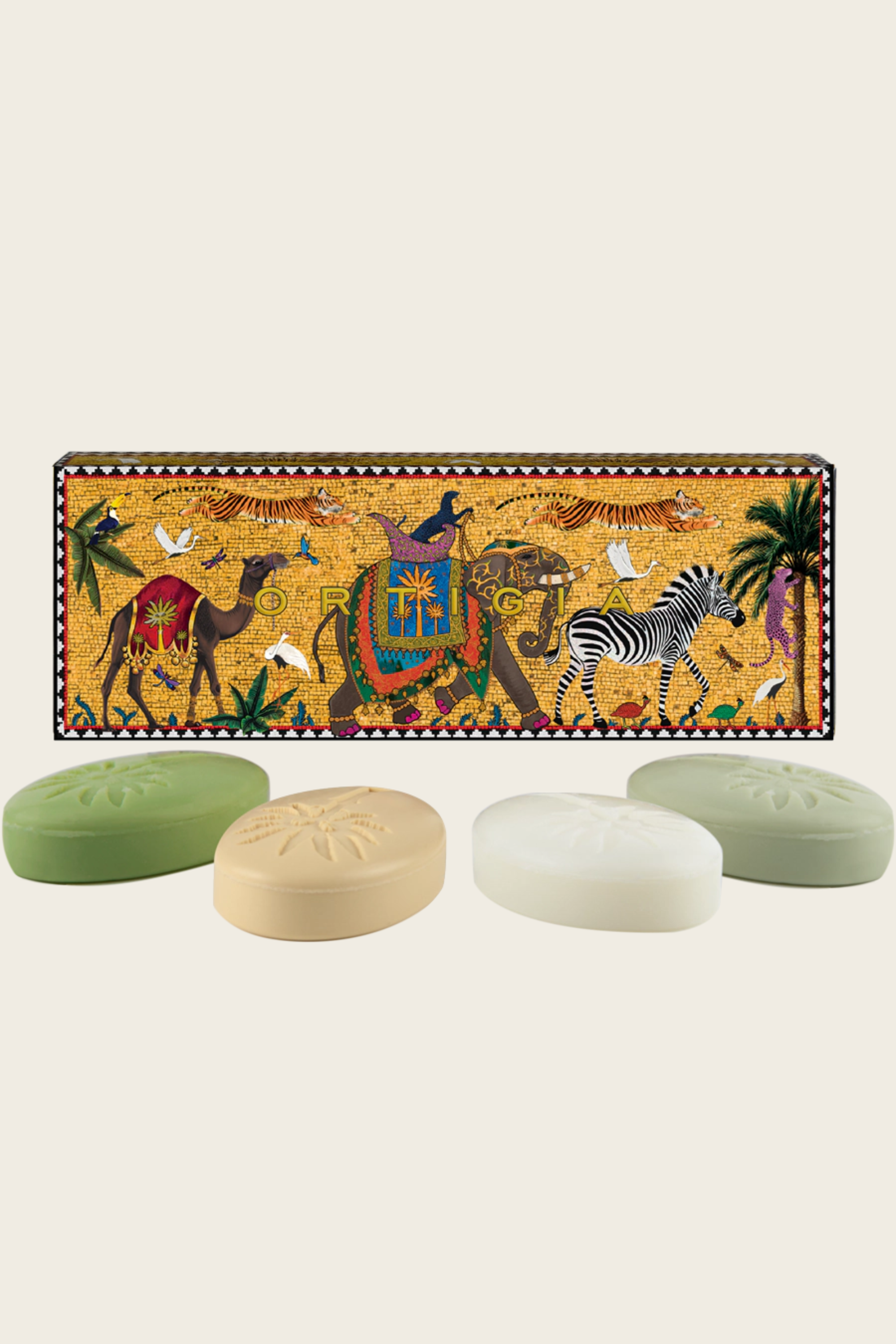 Conjunto de Sabonetes de Azeite Sortidos Flying Tiger x 4 – Ortigia Sicilia