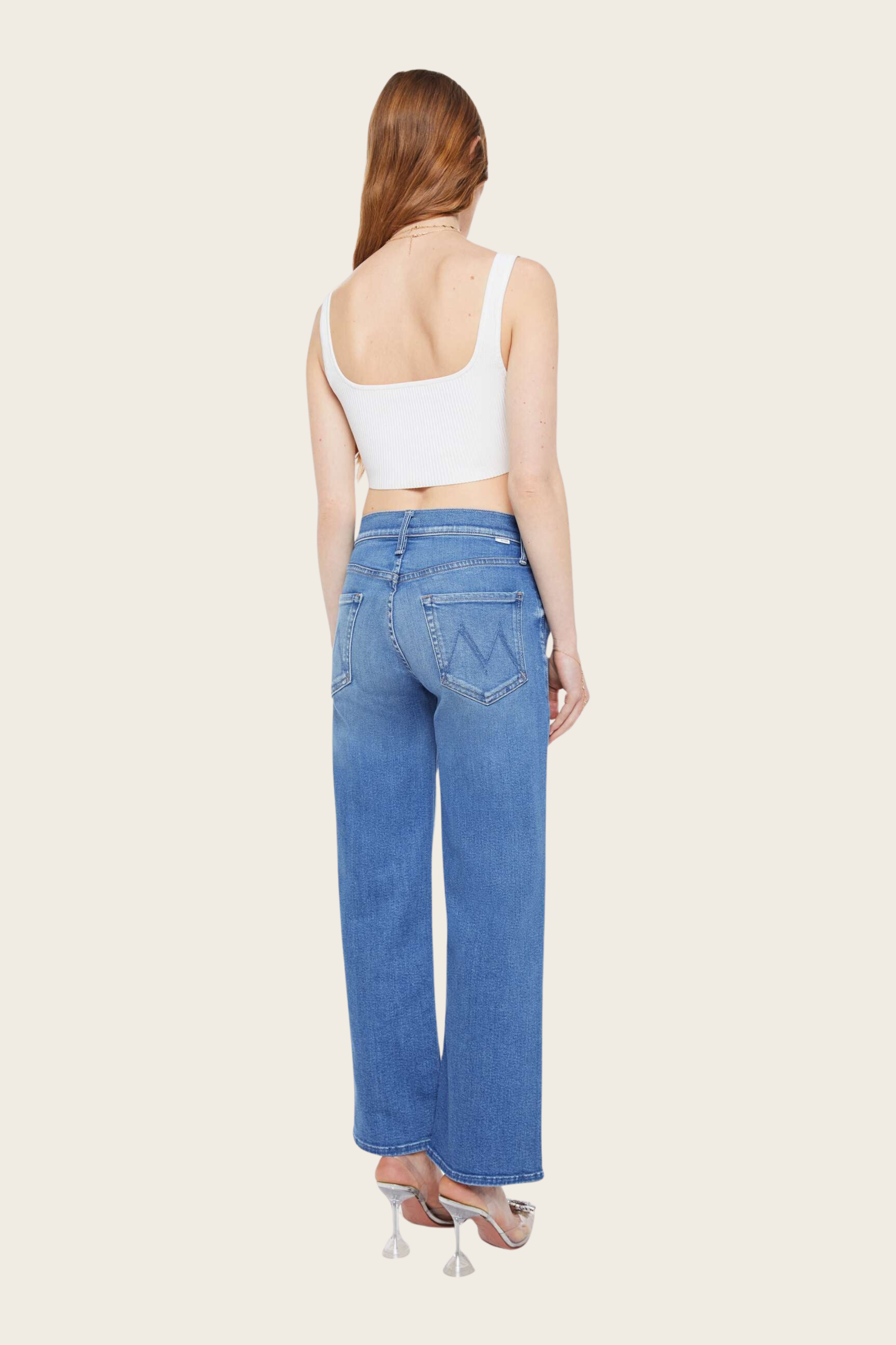 The Mid Rise Rambler Zip Ankle / Piece By Piece - Mother - ESPACE CANNELLE - New Arrivals - SS26