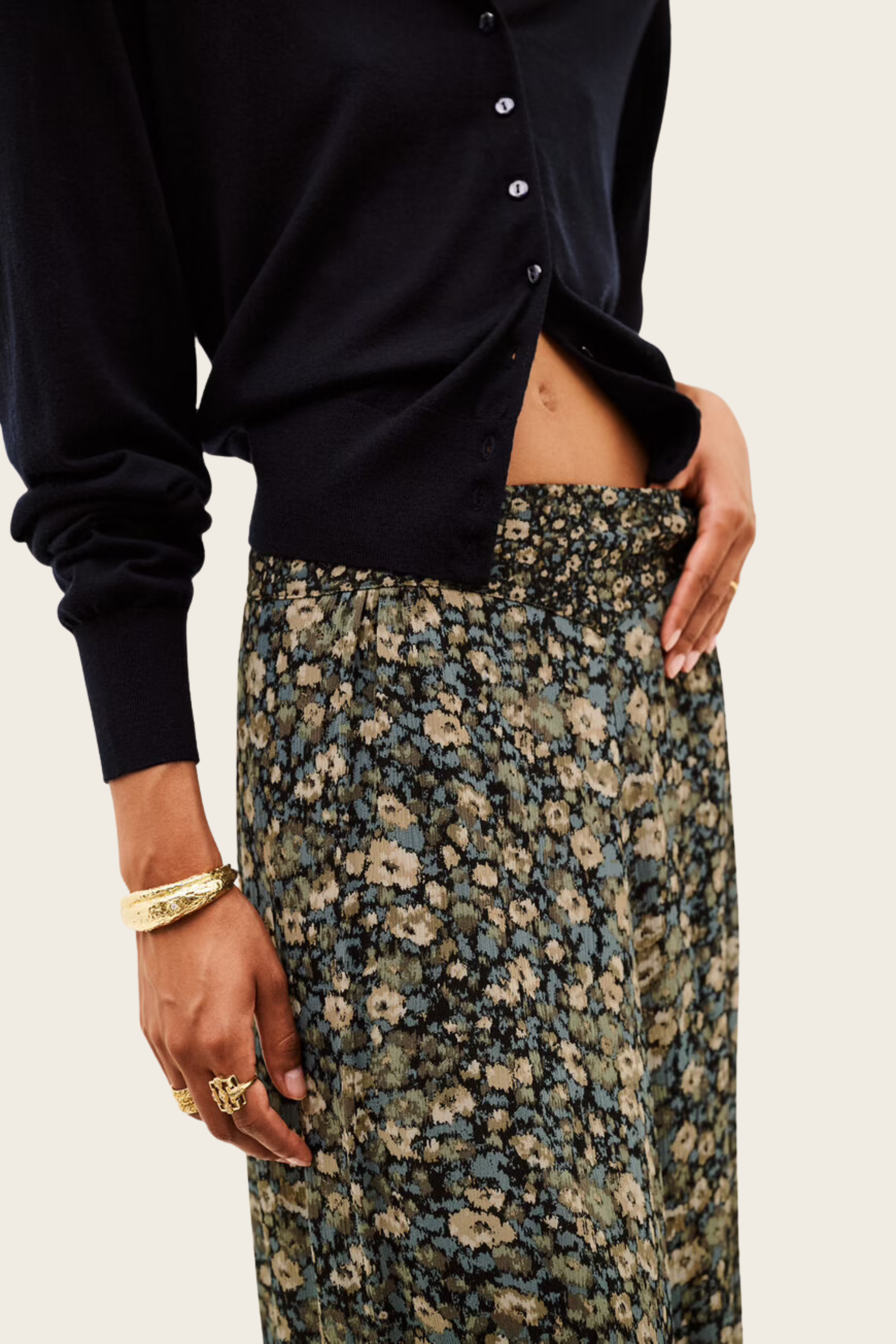 Klap Midi Skirt - Ba&Sh