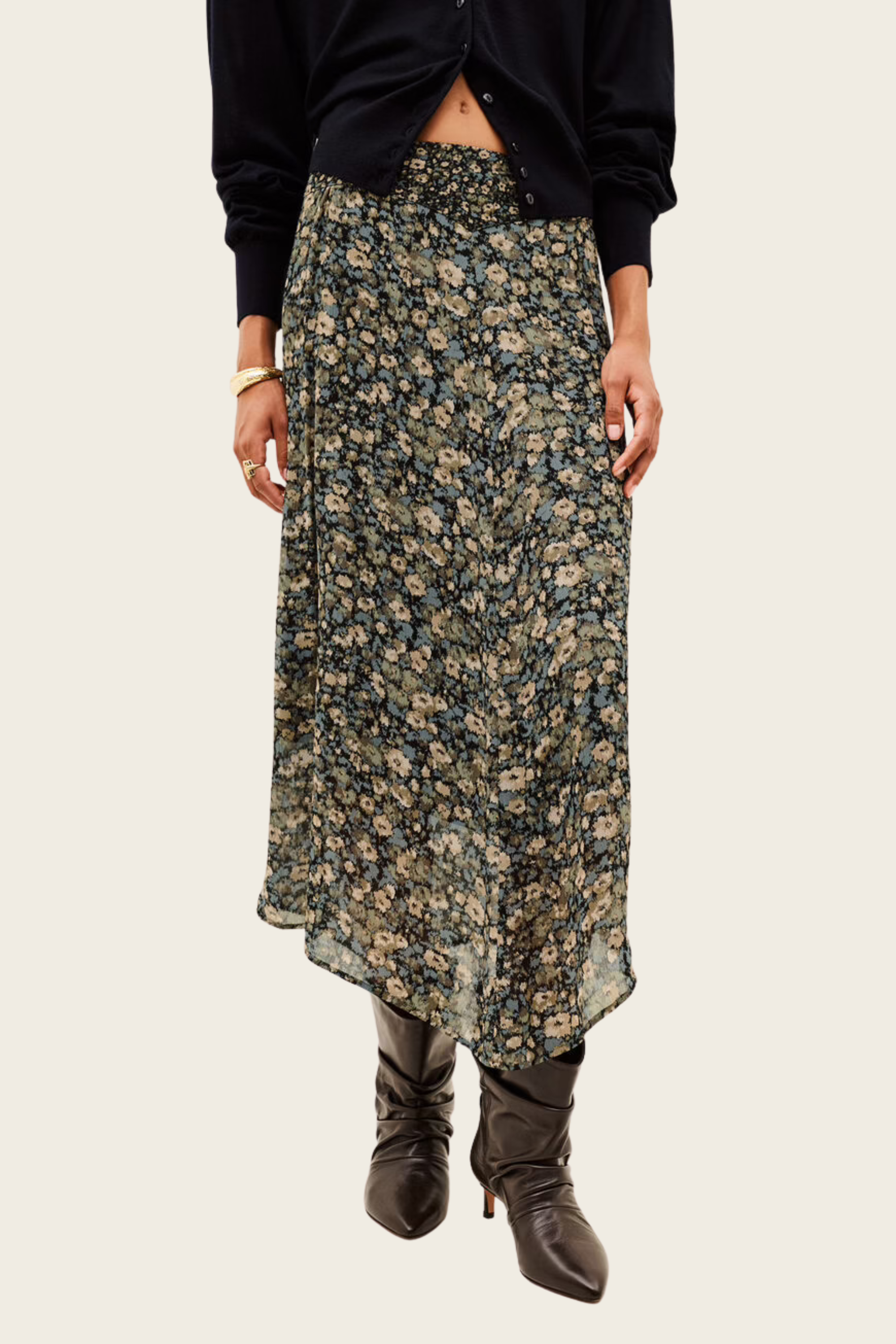Klap Midi Skirt - Ba&Sh