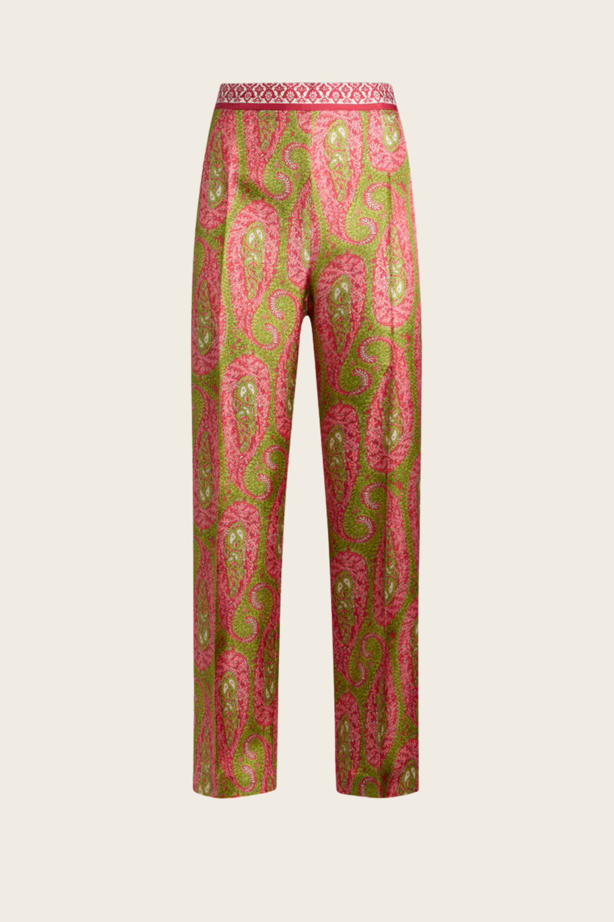 Calças Bootcut com Estampa Paisley - Etro