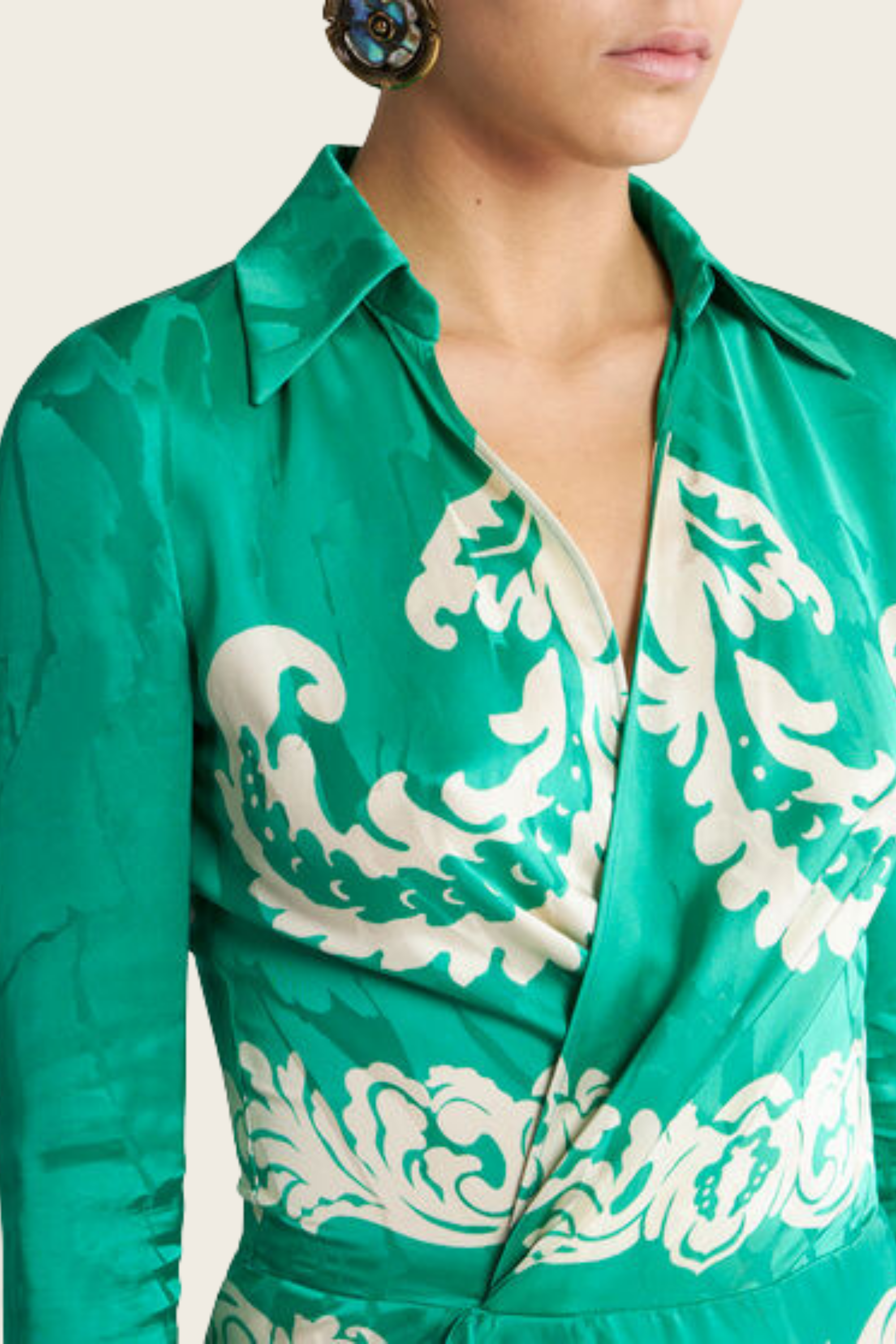 Floral Print Wrap Dress - Etro