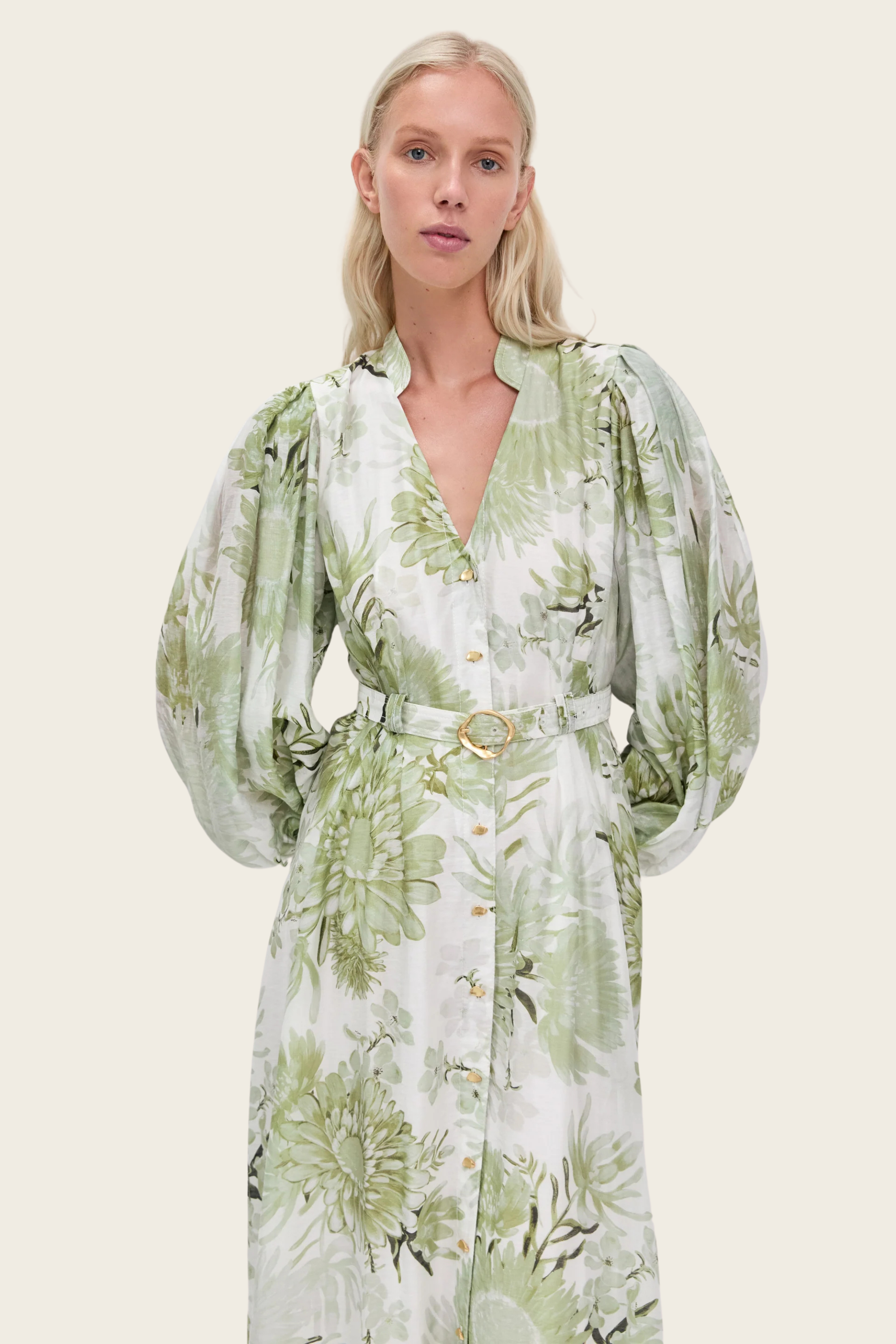 Reflector Shirt Dress - Aje