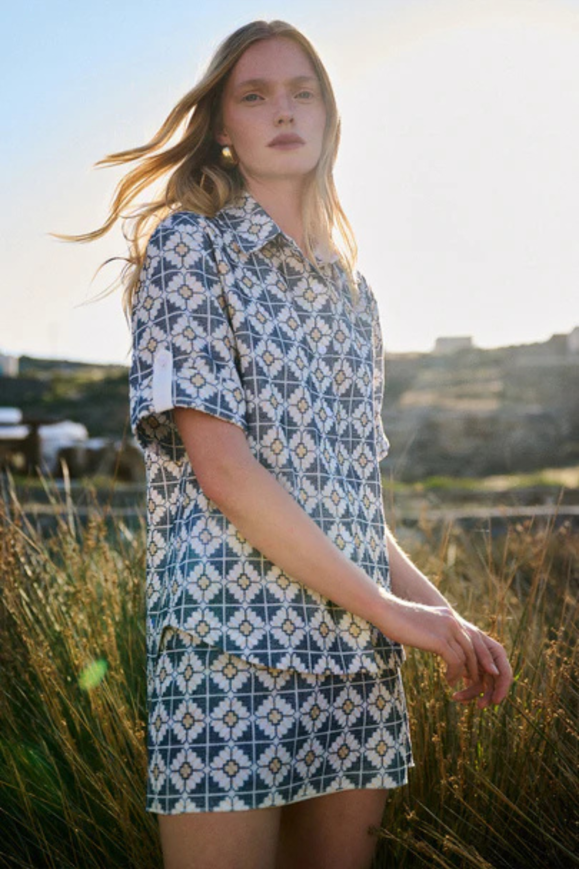 New Triangle Skirt - Greek Archaic Kori - ESPACE CANNELLE - New Arrivals
