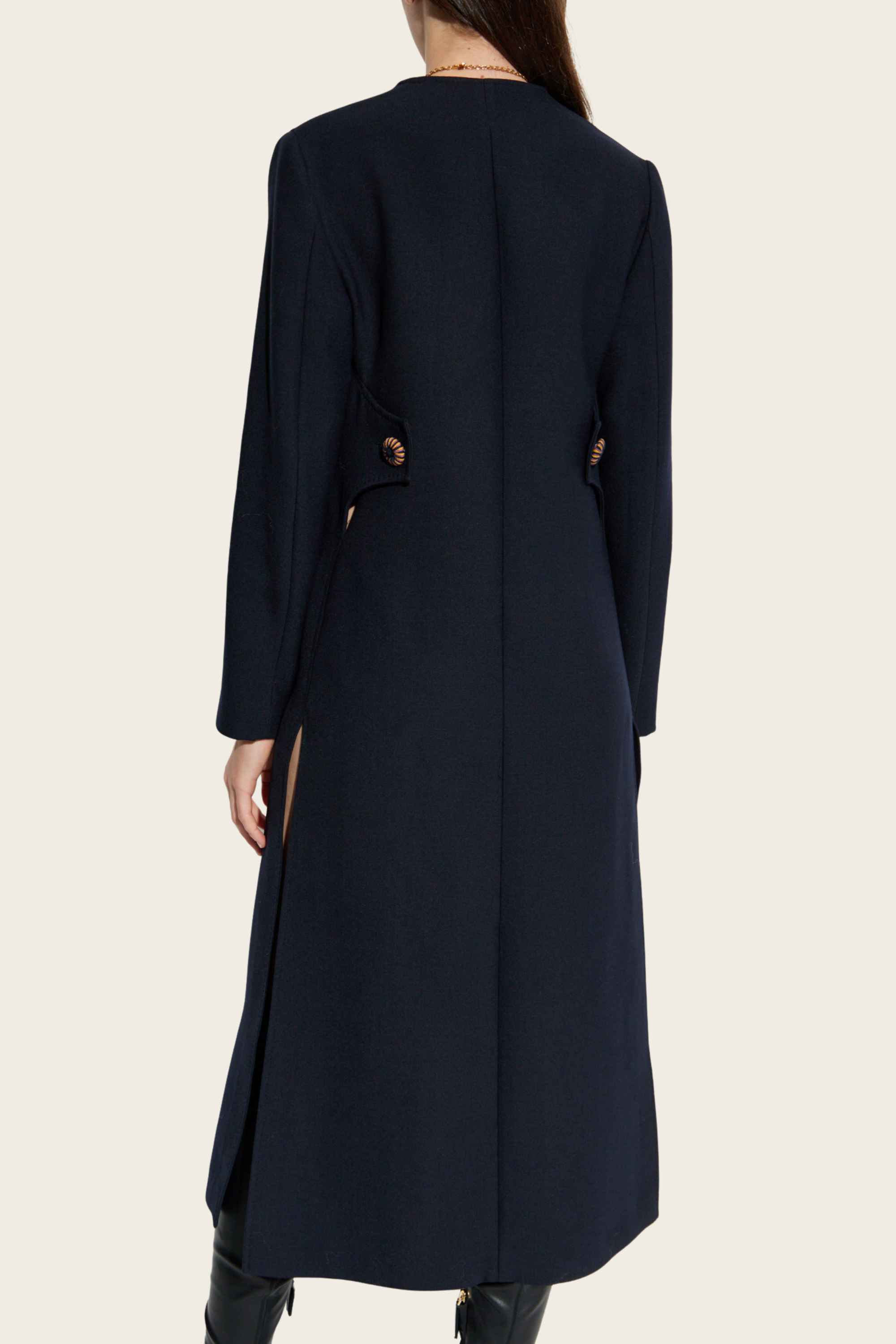 Coat With Double Vent - Etro