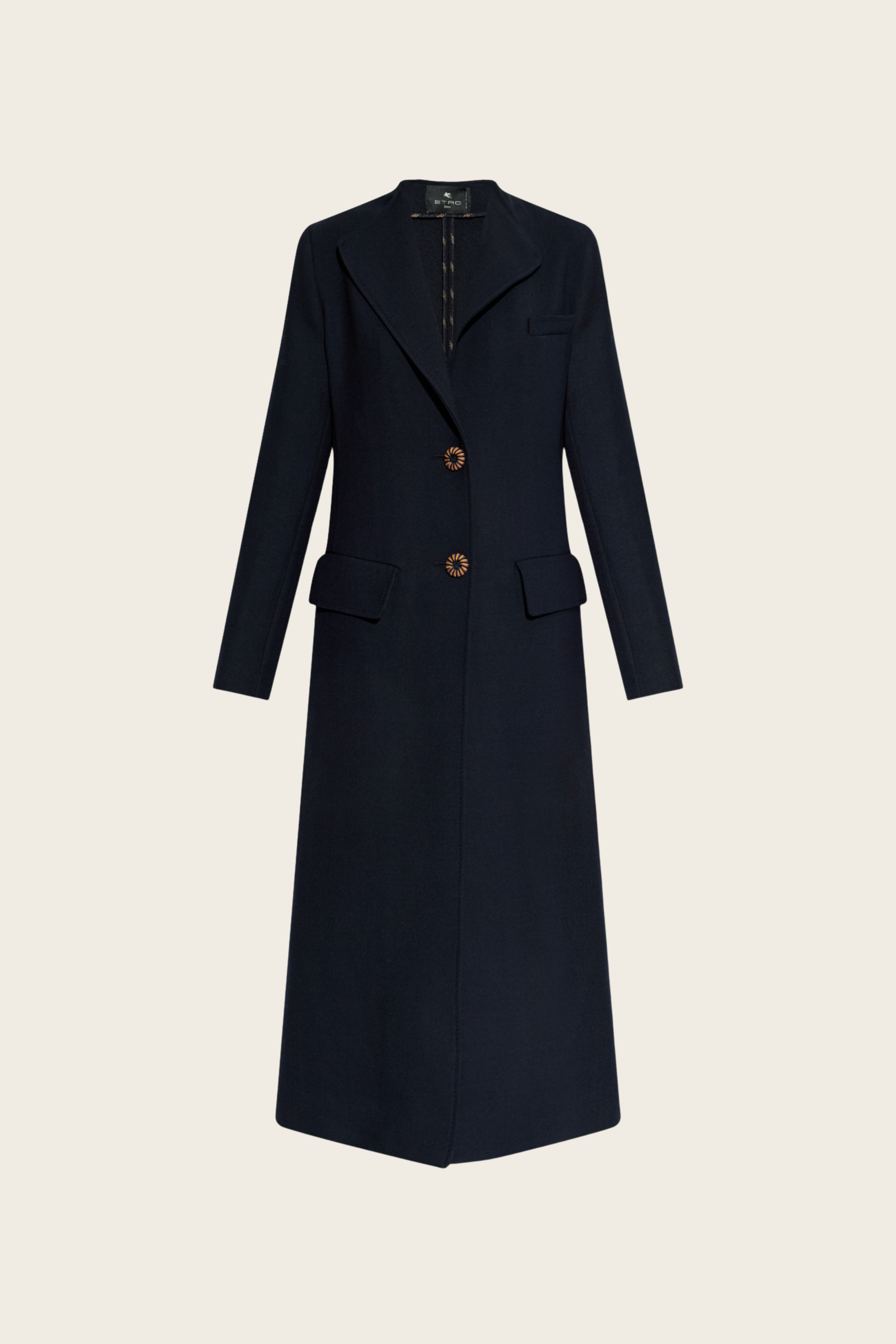 Coat With Double Vent - Etro