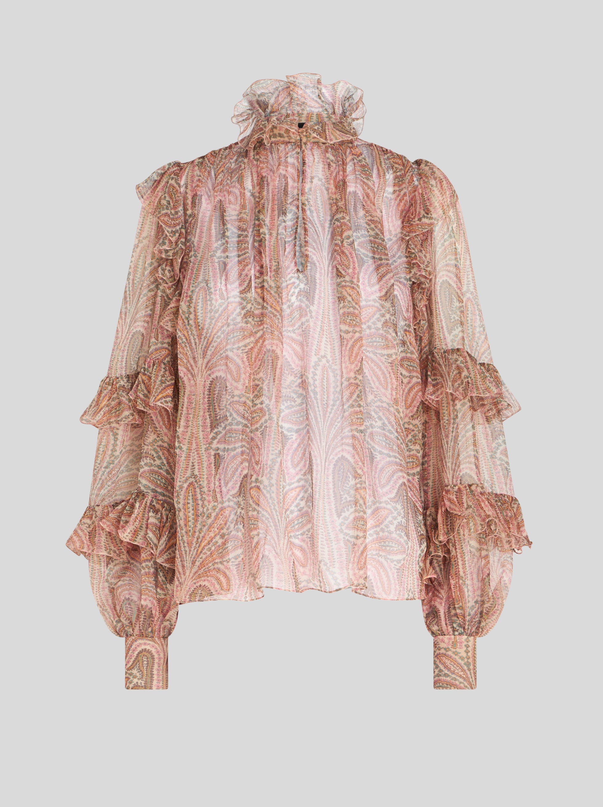 Silk Top With Ruches - Etro