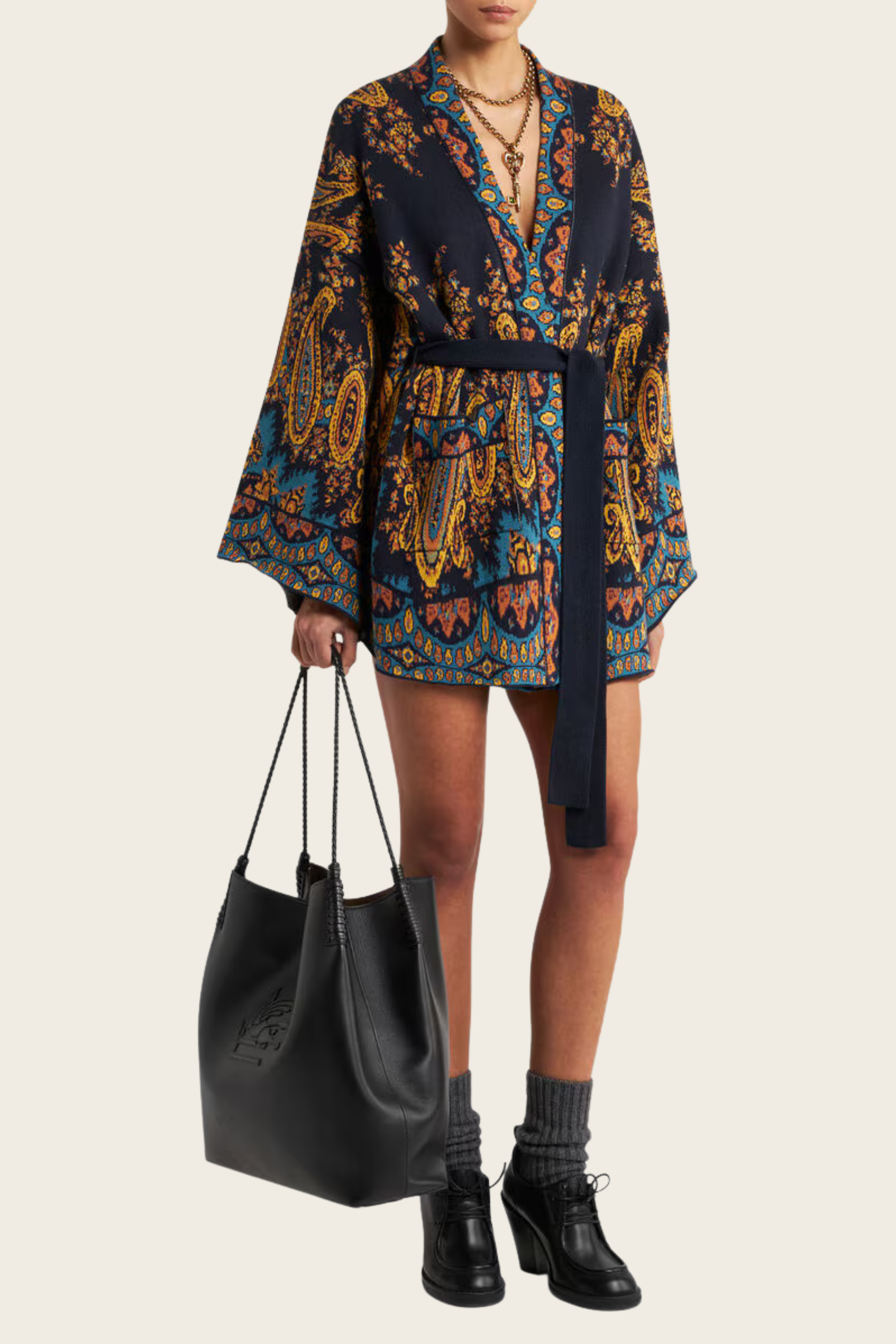 Jacquard Kesa Robe - Etro