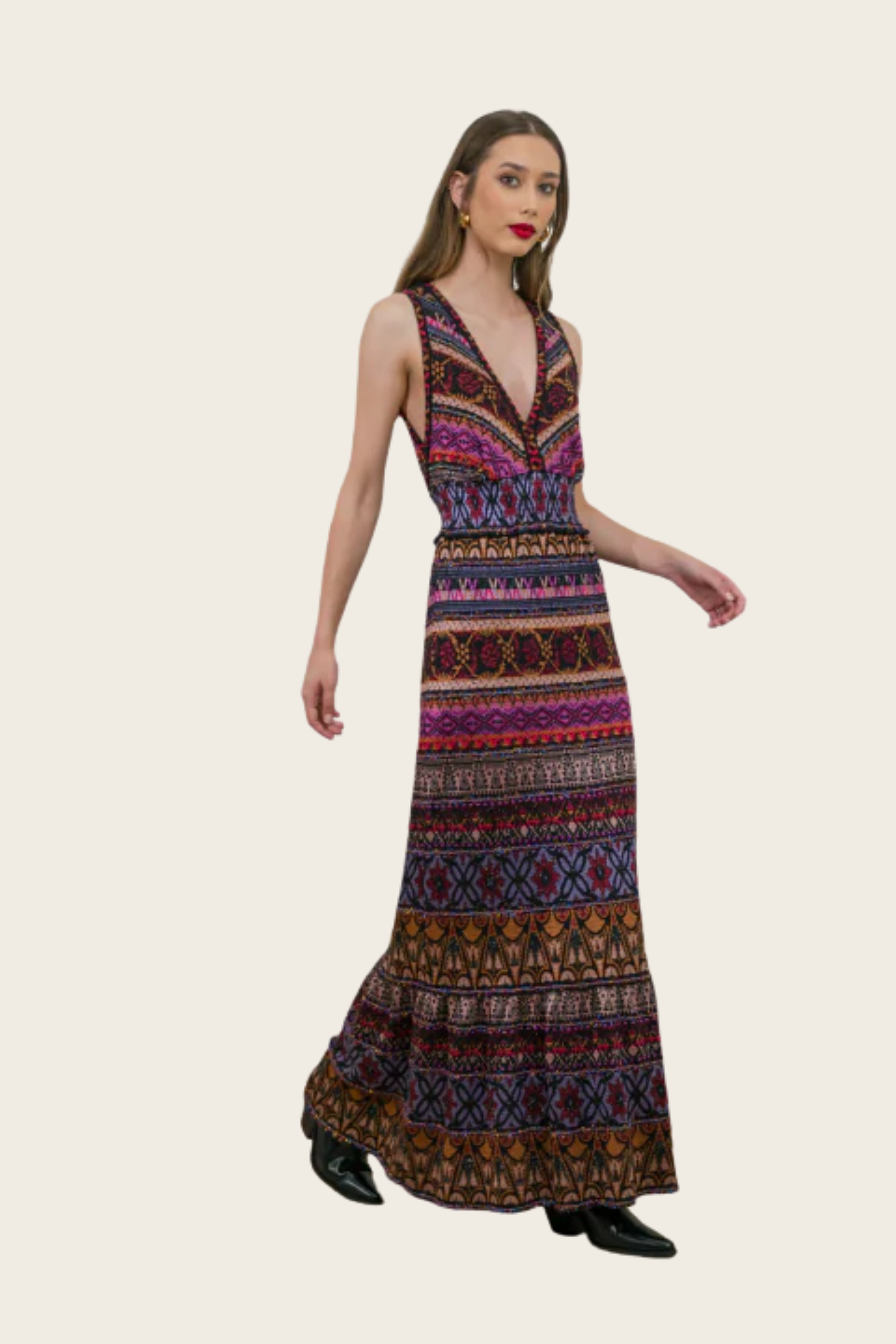 Vestido Longo Celia - Cecilia Prado