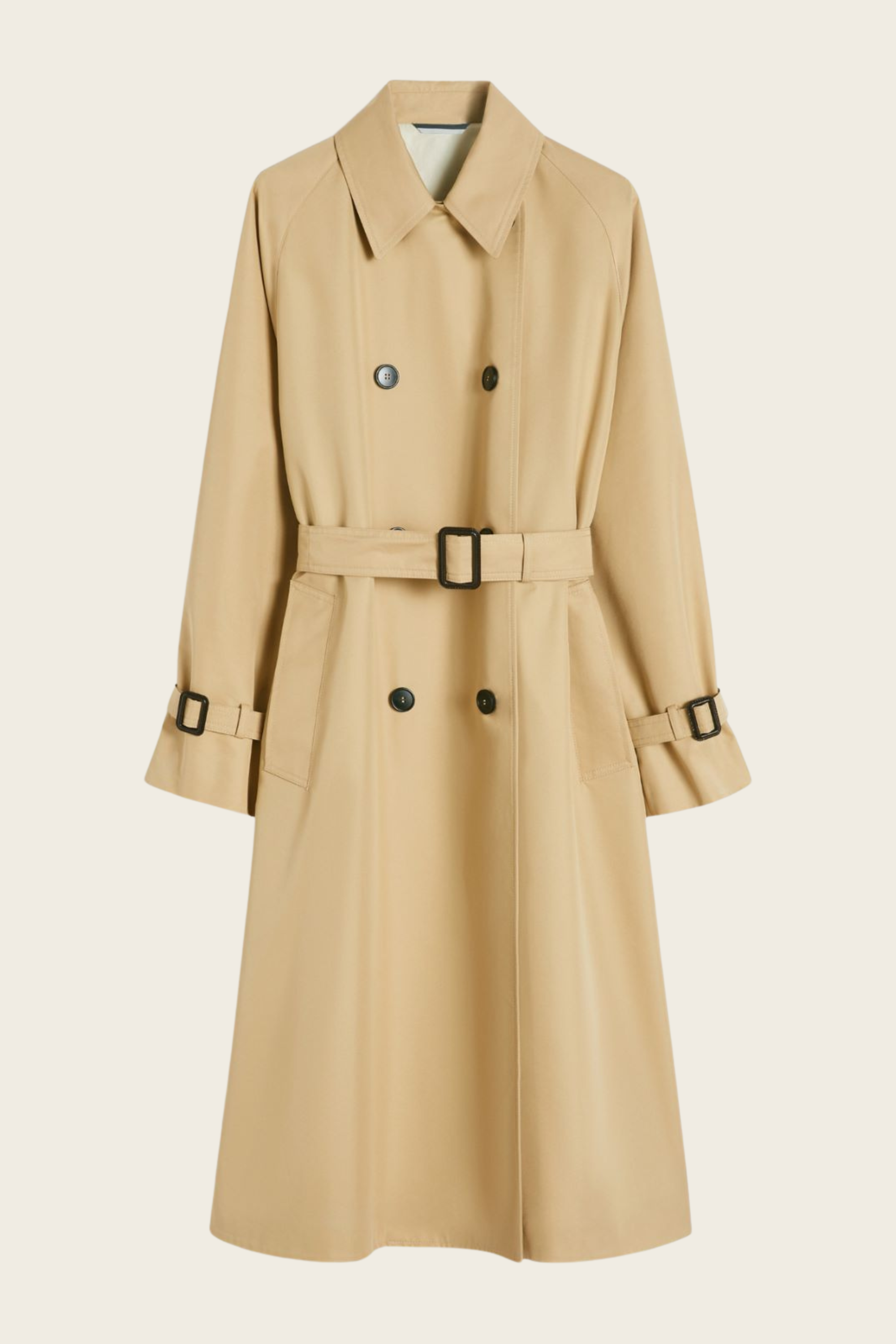 Reversible water-repellent gabardine trench coat - MaxMara