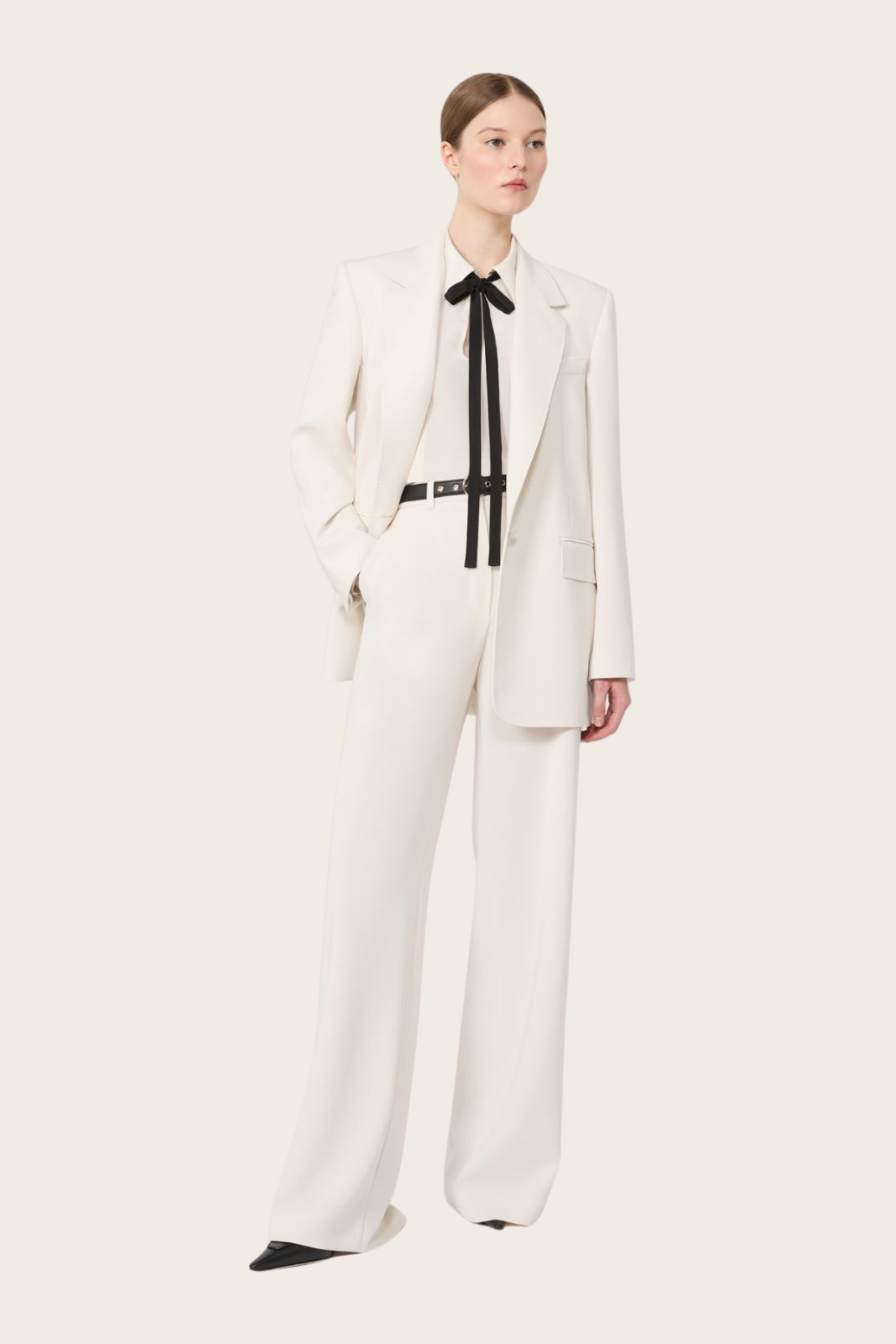 Single-breasted cady blazer - MaxMara