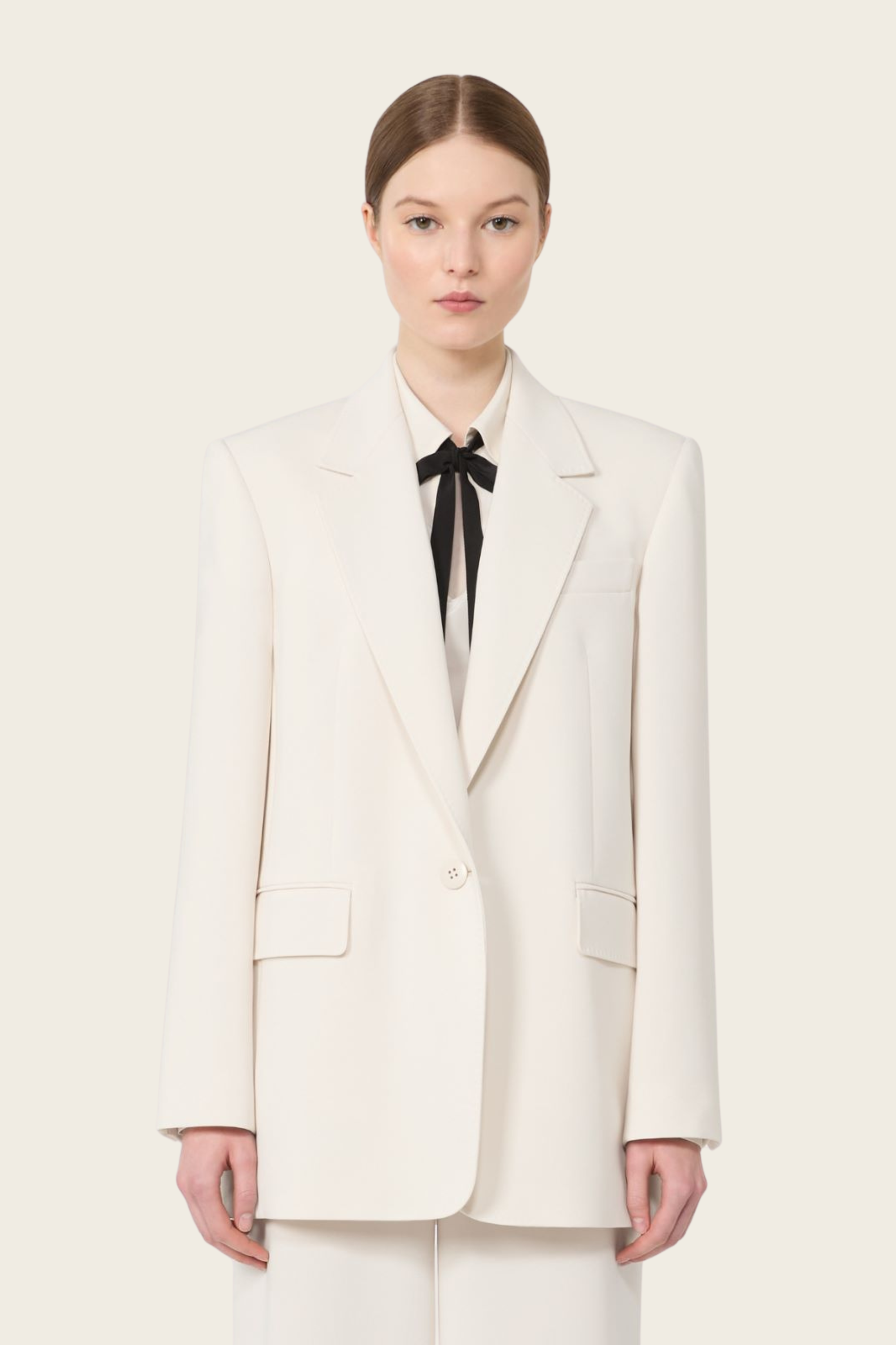 Single-breasted cady blazer - MaxMara