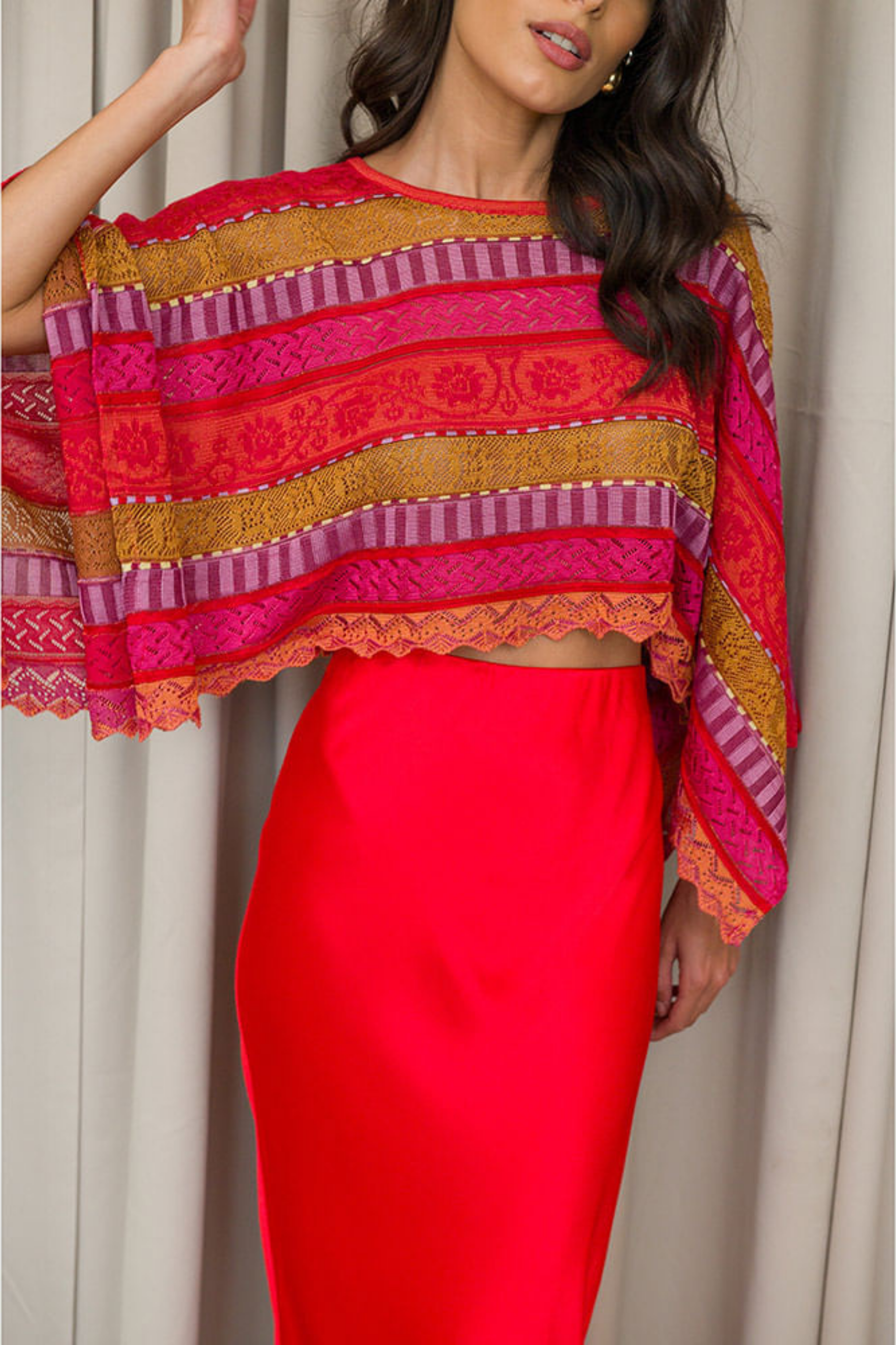 Evelyn knitted jacquard sweater - Cecilia Prado