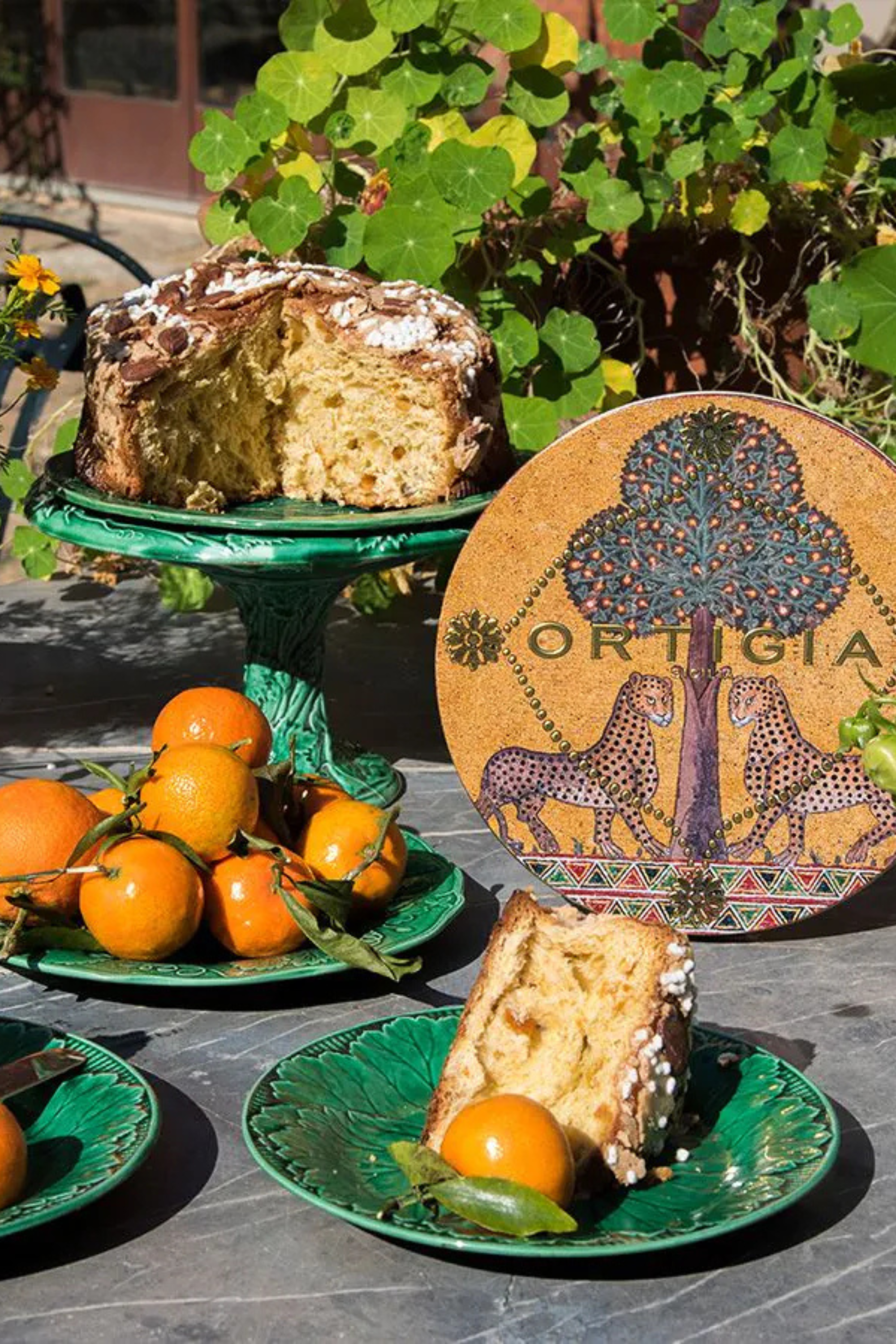 Bolo Veneziana de Mandarim na Lata Verde 750g – Ortigia Sicilia