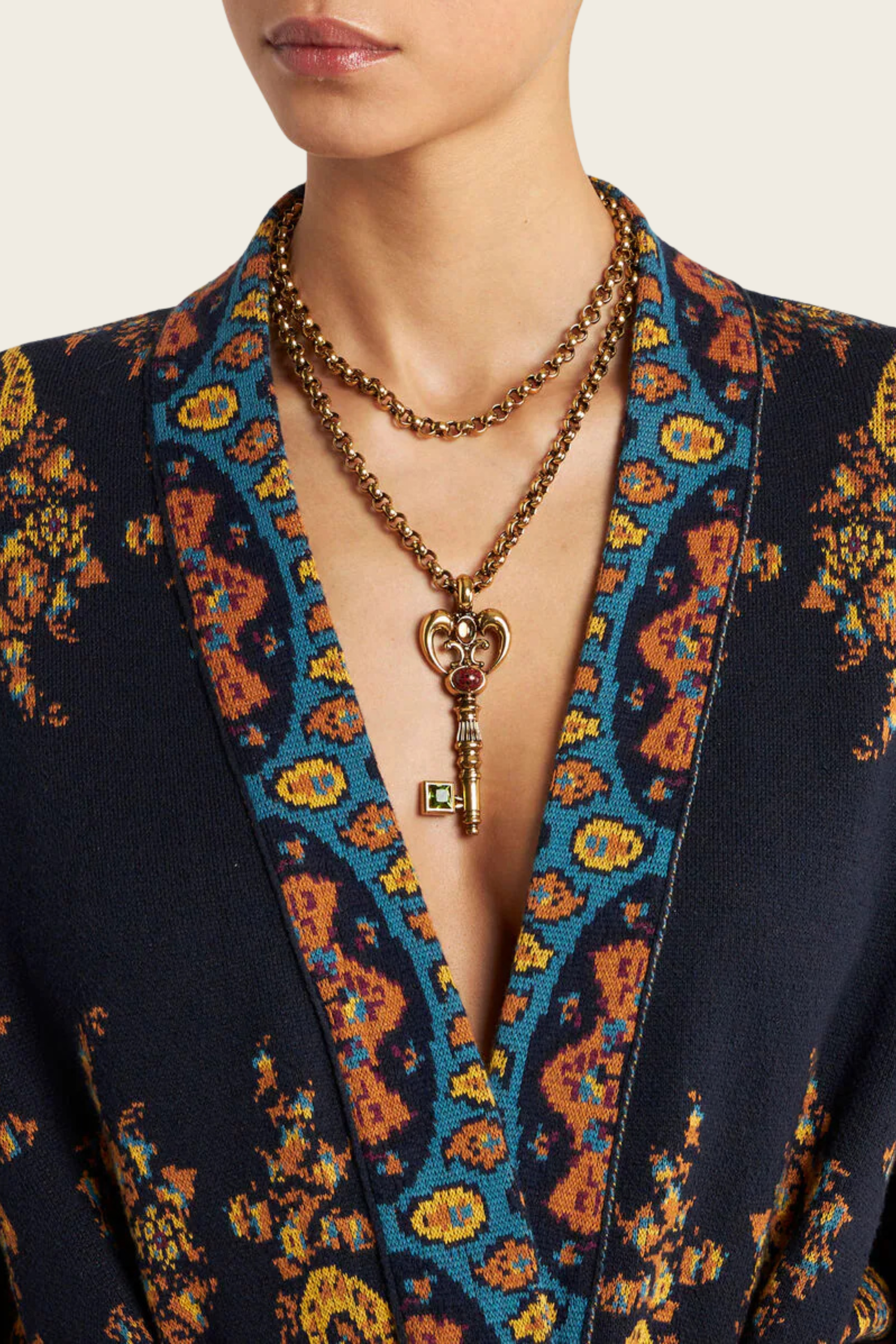 Jacquard Kesa Robe - Etro