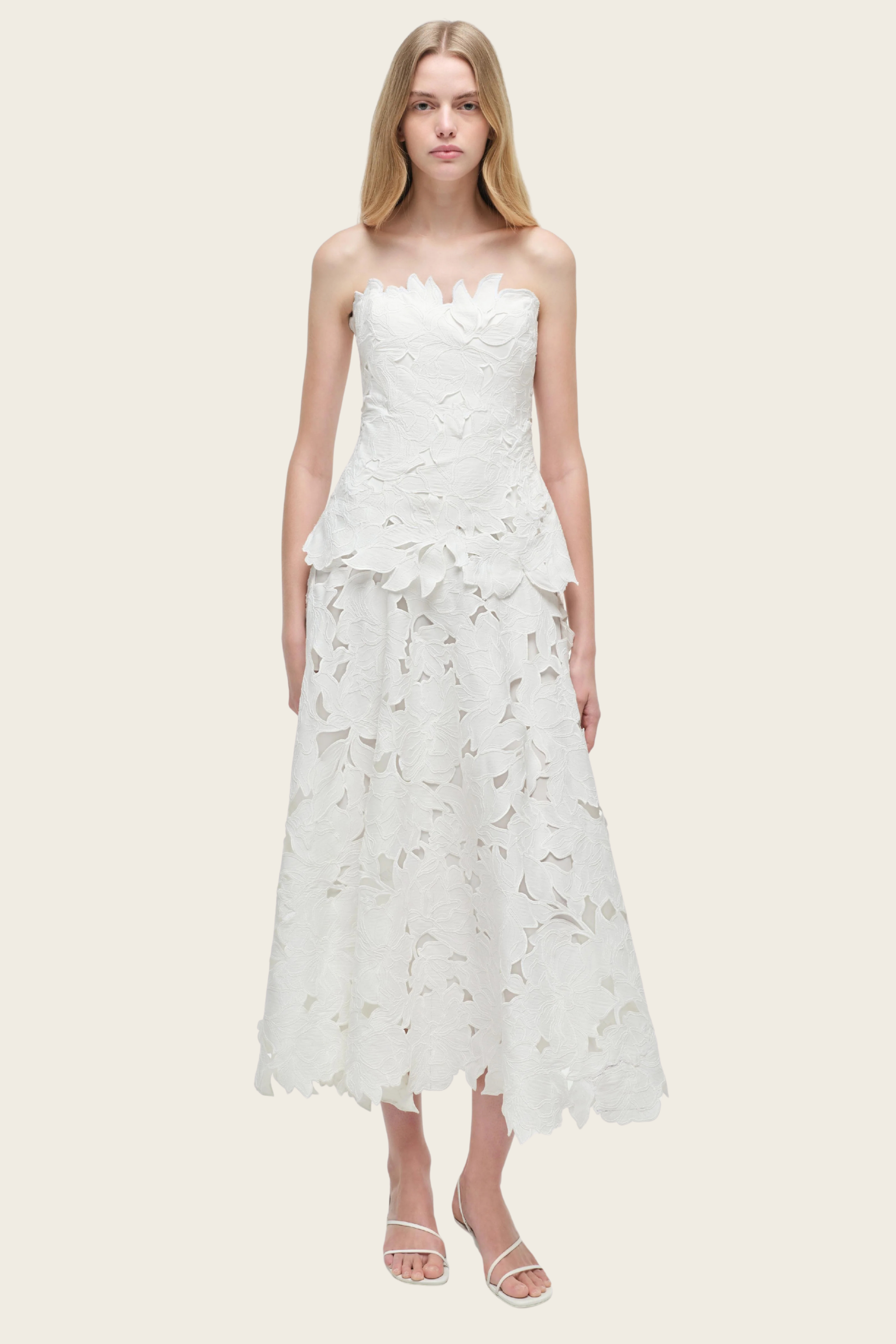 Audrey Embroidered Midi Dress - Simkhai