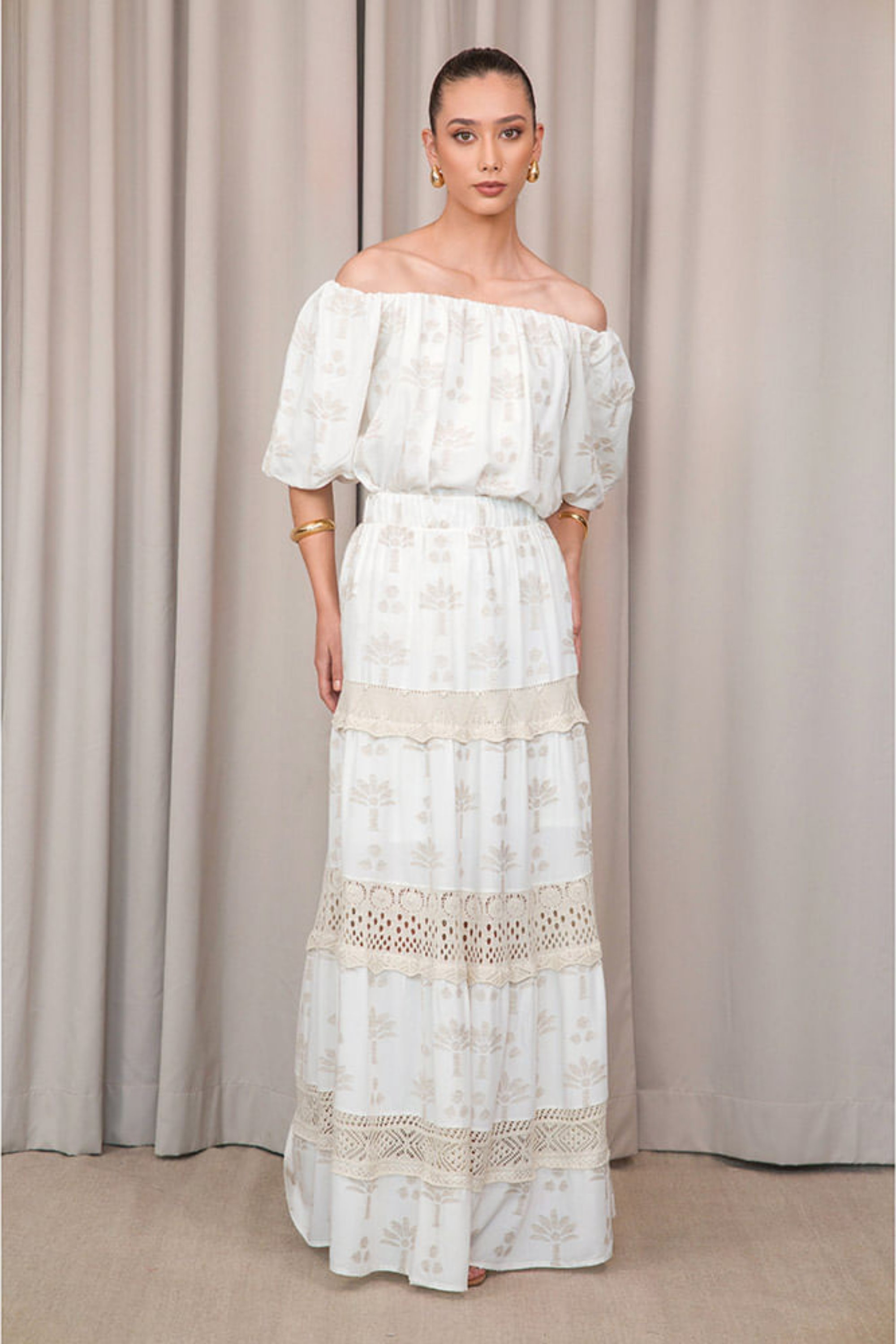 Katia layered skirt - Cecilia Prado