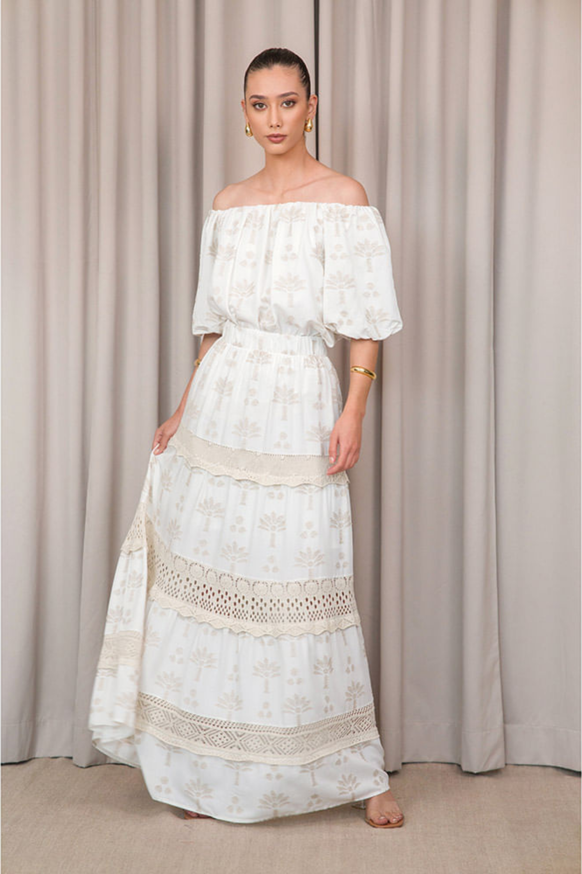 Katia layered skirt - Cecilia Prado