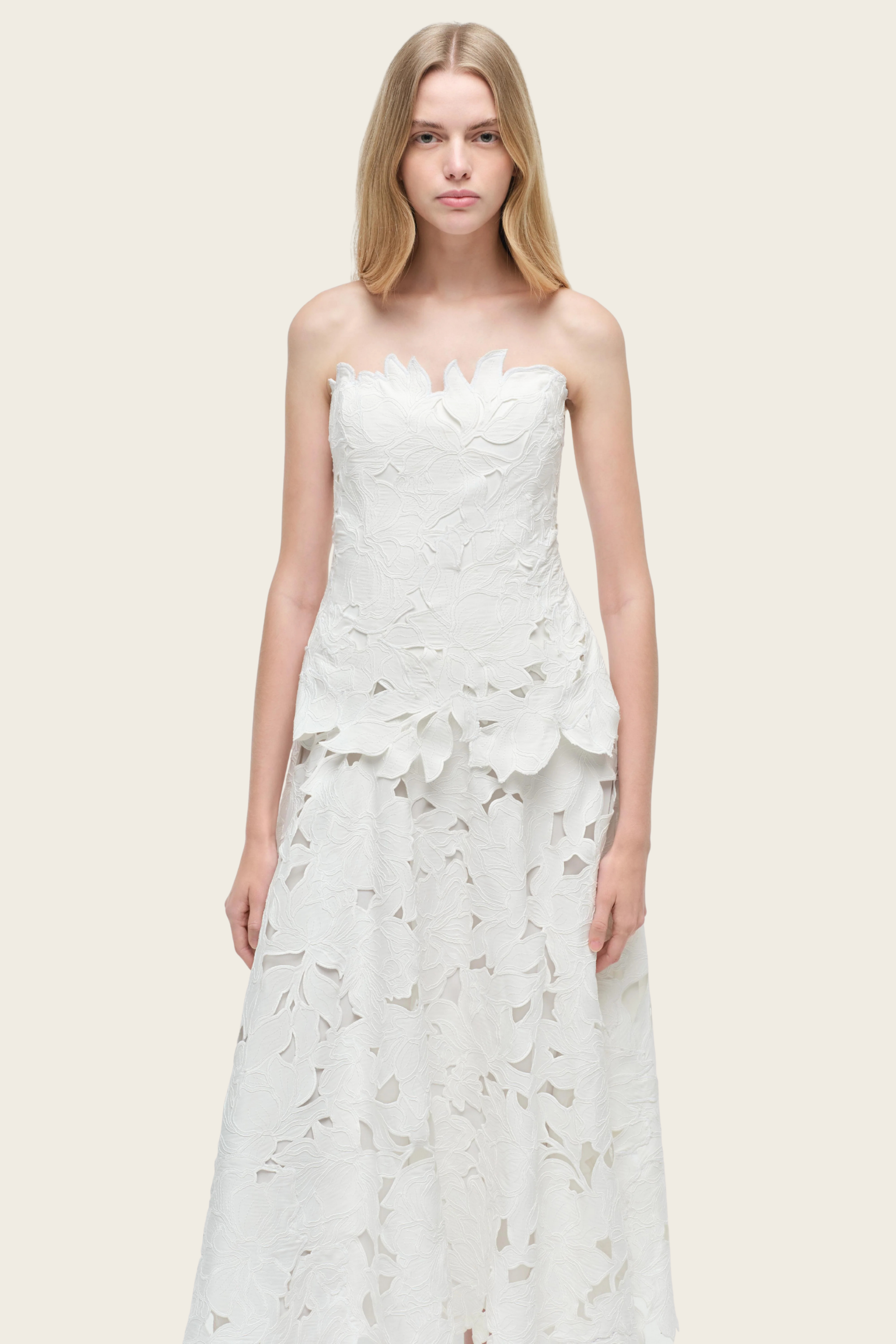 Audrey Embroidered Midi Dress - Simkhai