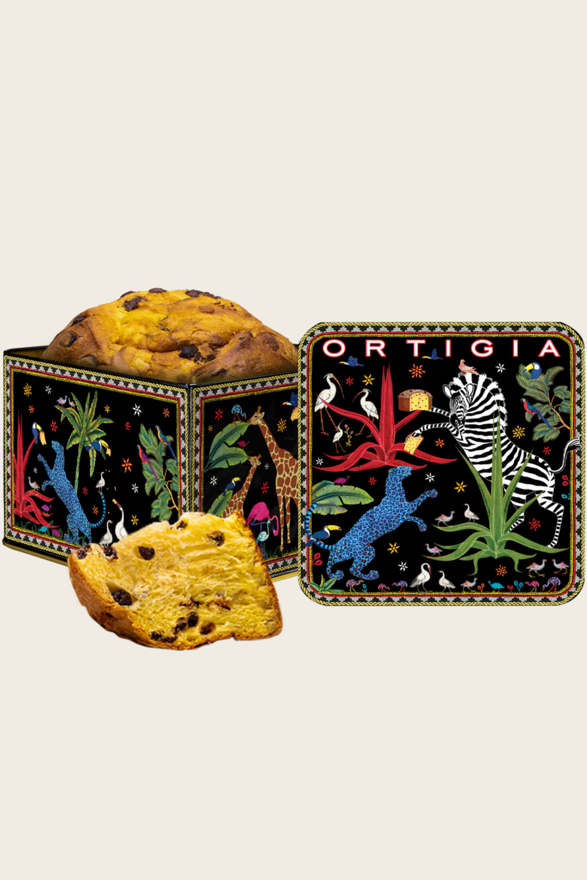 Panettone de Chocolate na Lata Jungle 600g – Ortigia Sicilia