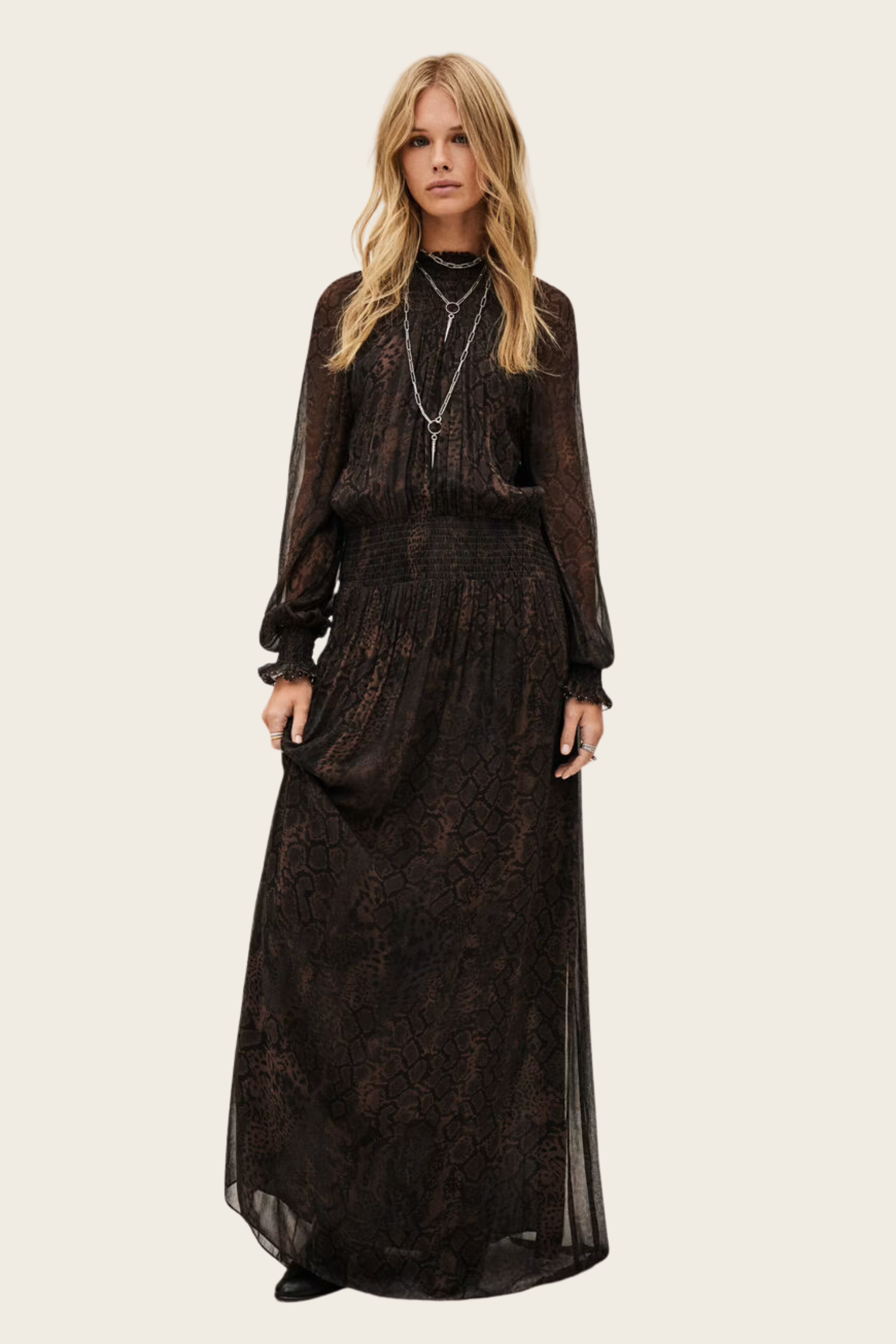 Smoky Maxi Dress - Ba&Sh