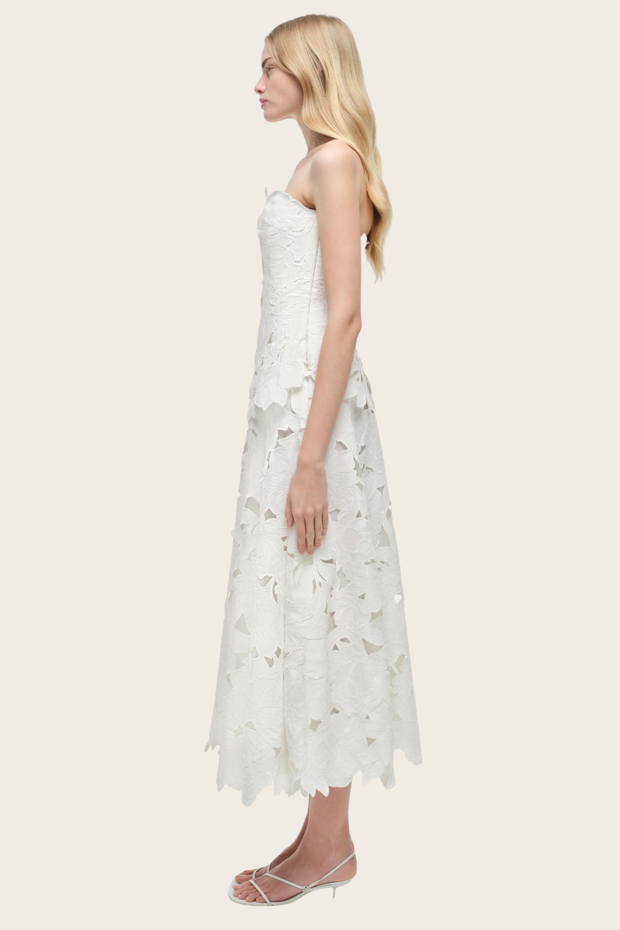 Audrey Embroidered Midi Dress - Simkhai