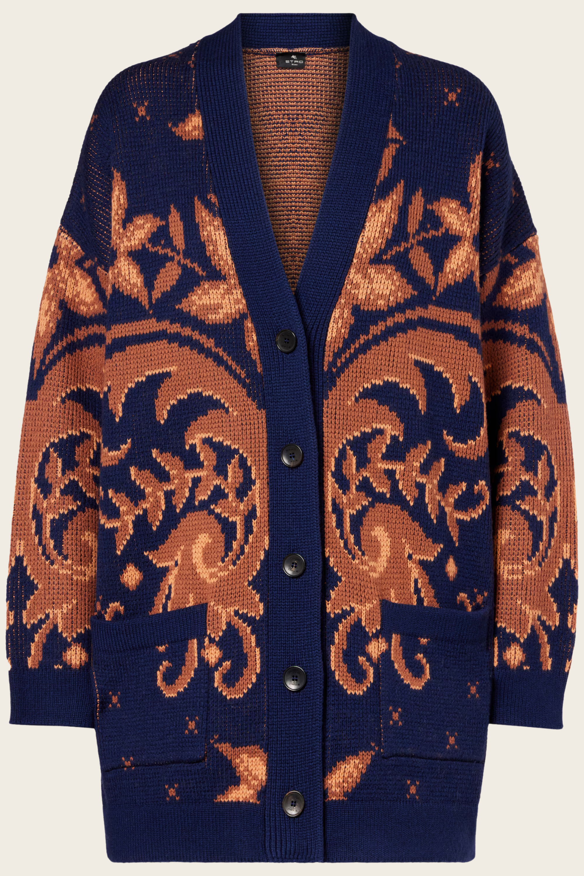 Jacquard wool cardigan - Etro
