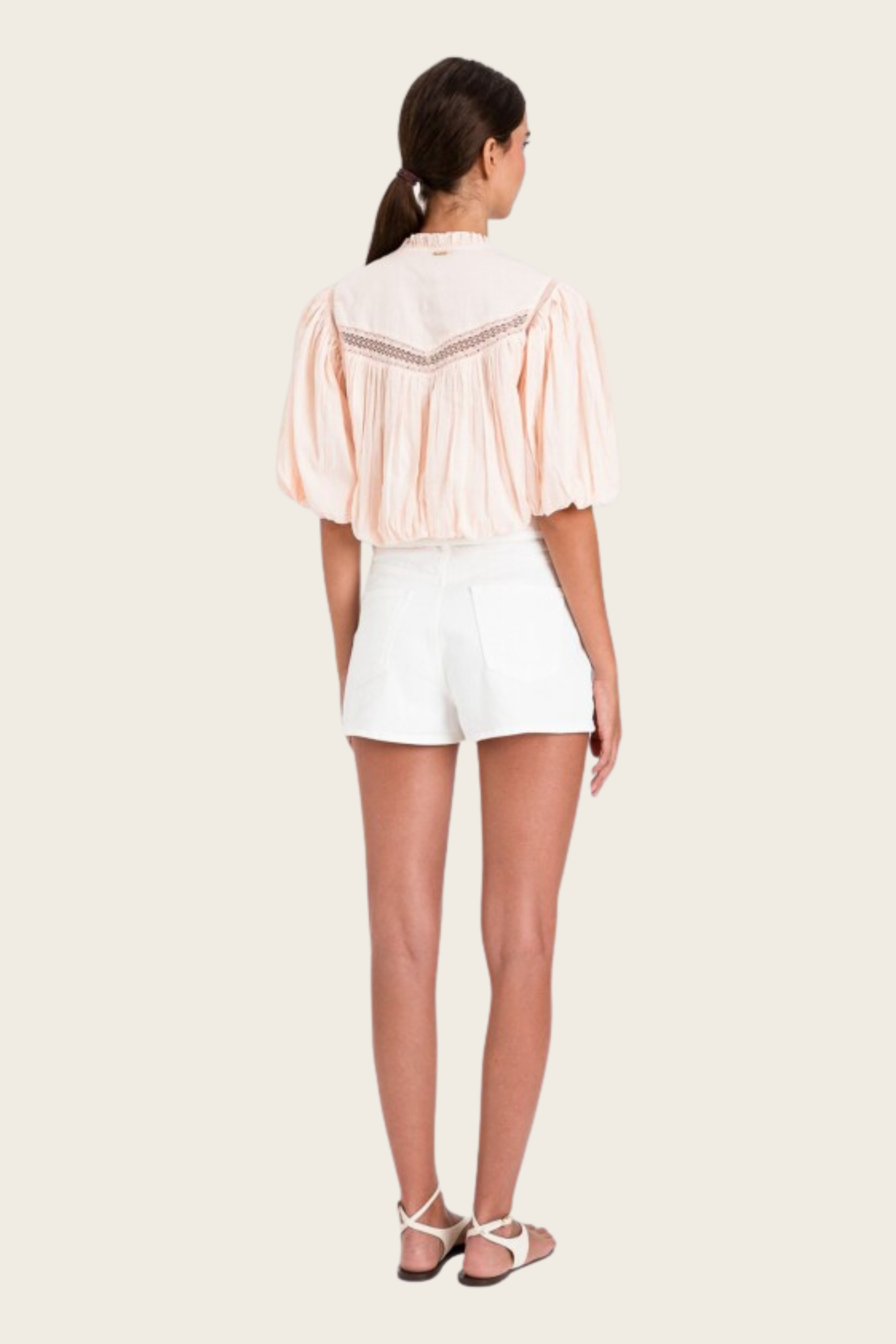 Belted Cotton Shorts - Twinset